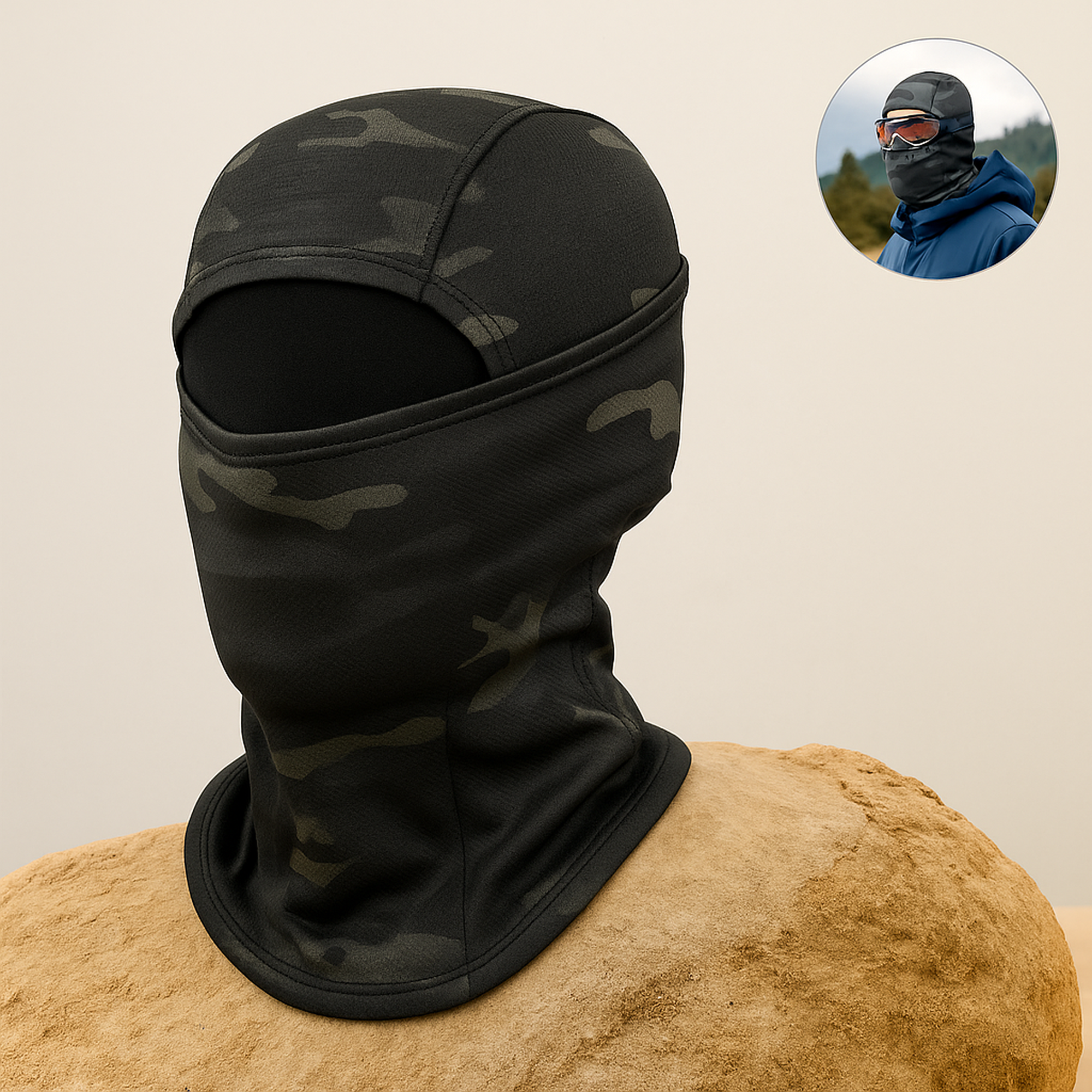 ArcticGuard – Fleece Sturmhaube | winddicht & atmungsaktiv | unisex Outdoor Kälteschutz