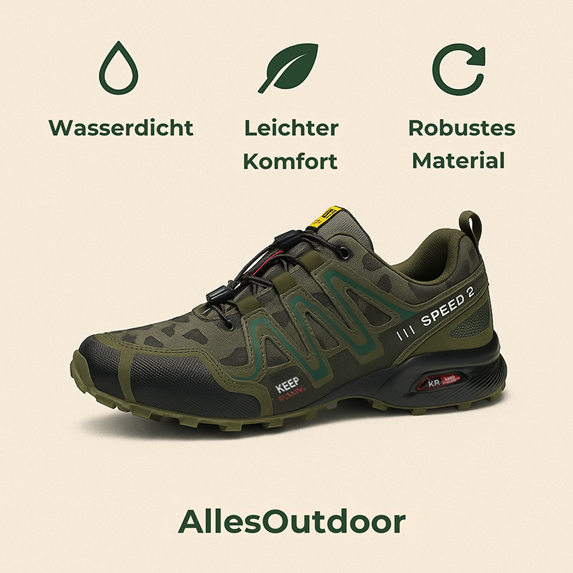 ErgoStep – orthopädische Wanderschuhe | rutschfest & stoßdämpfend | Fußkomfort für Wanderer & Geher