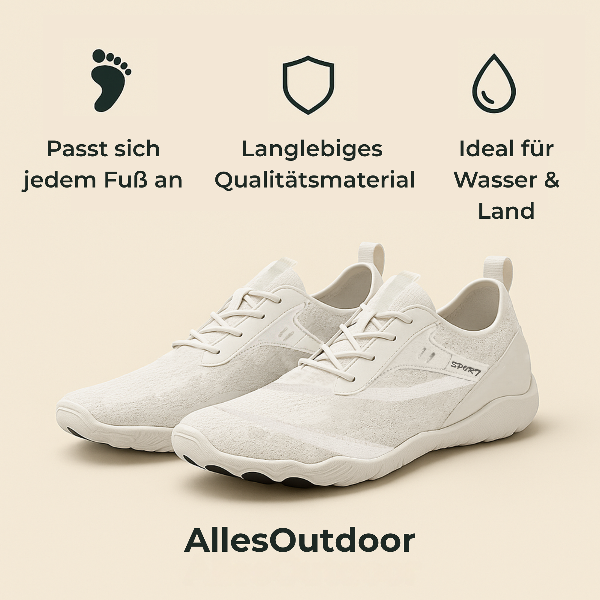 FlexSole – Barfußschuhe | Schmerzlinderung Flexible Sohle | Alltag & Orthopädische Unterstützung