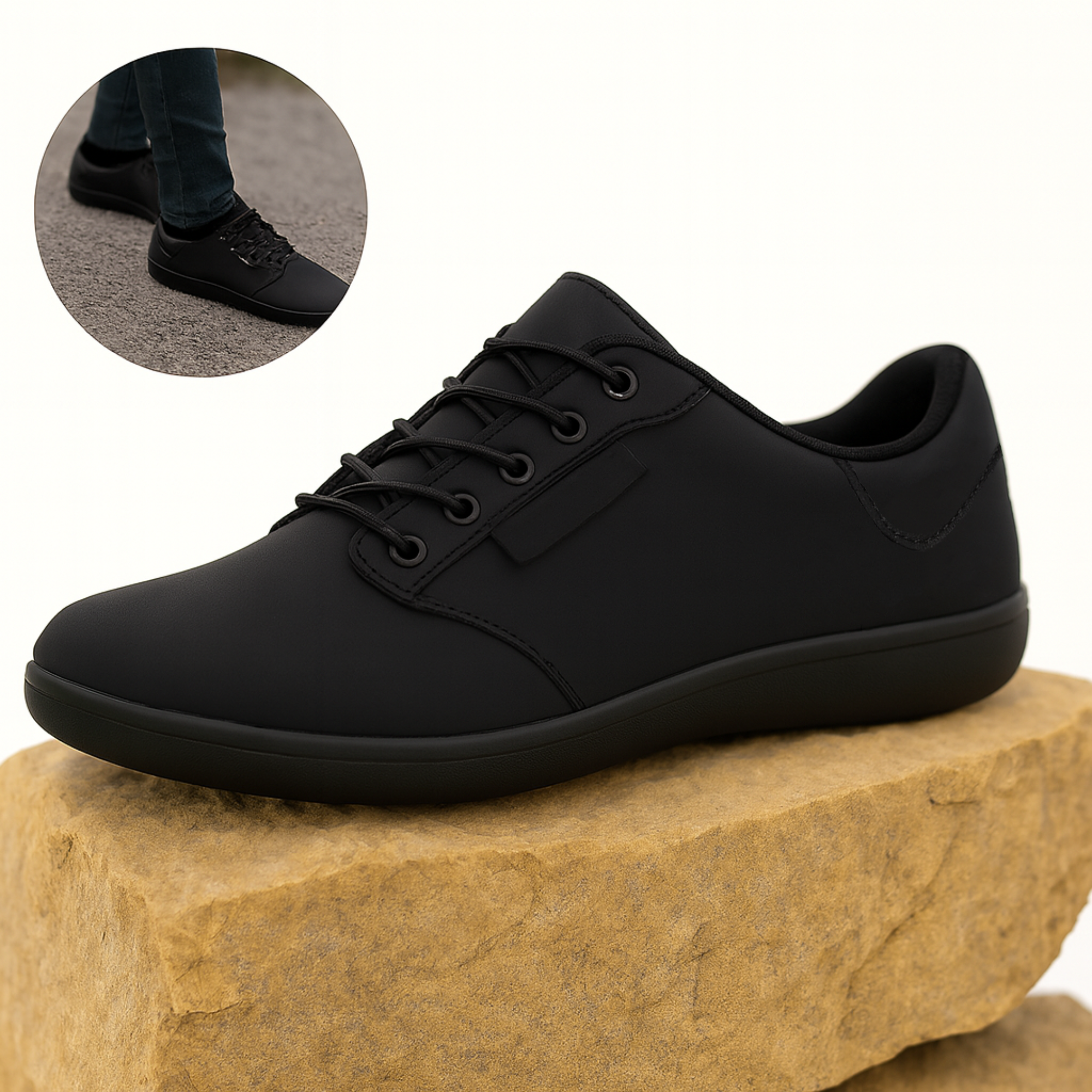 OrthoSneak – Orthopädische Barfuß Sneaker | Breite Zehenbox & flexible Sohle | Komfort für Damen & Herren