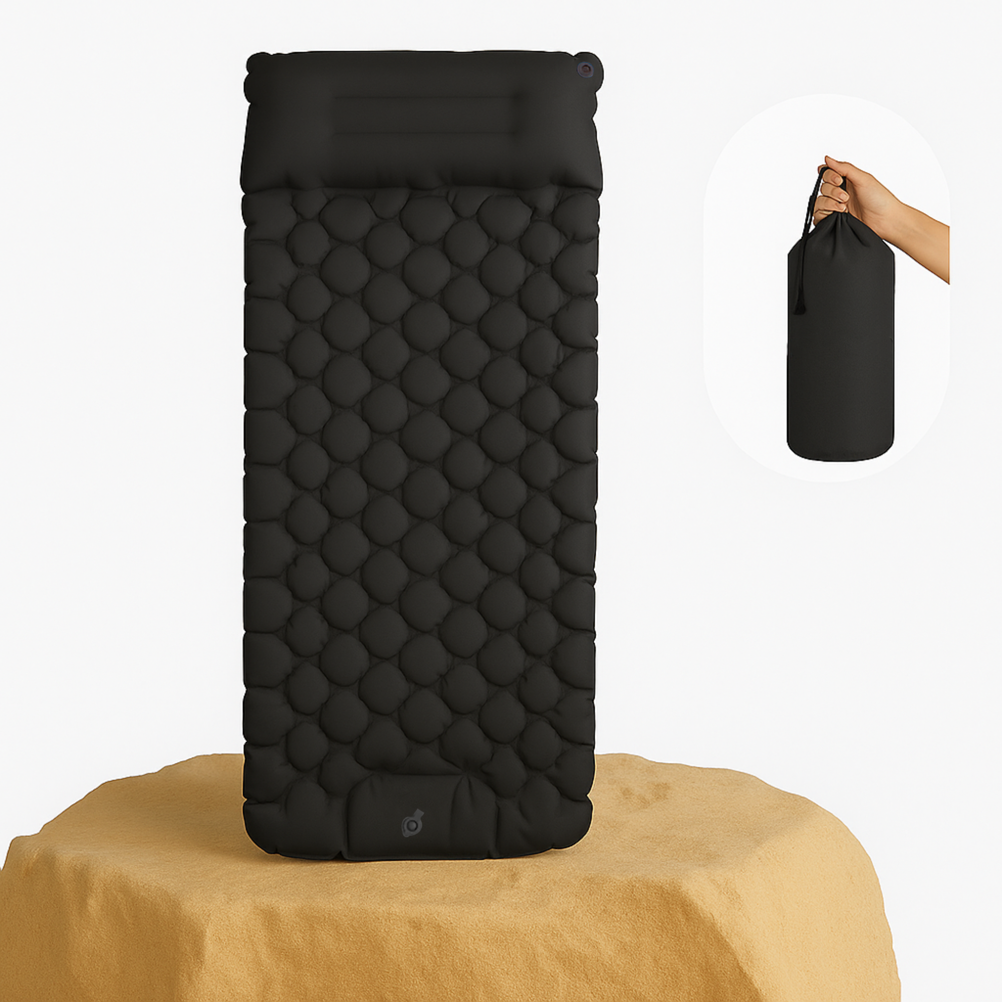 AirEase – selbstaufblasbare Isomatte | 8 cm Komfortdicke wasserfest | ultraleicht & kompakt für Camping & Festival