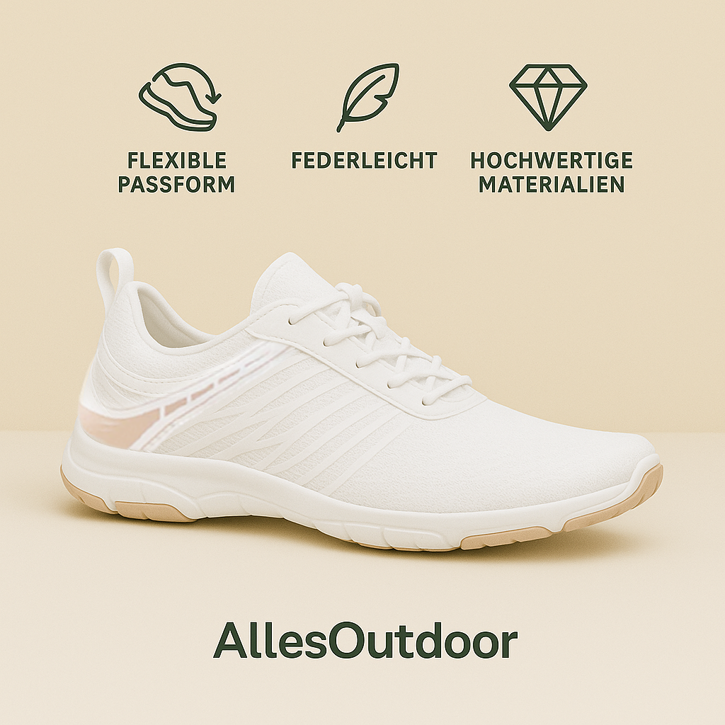 OrthoFlex – Orthopädische Barfußschuhe | Rutschfest & Atmungsaktiv mit Dämpfung | Ideal bei Fersensporn & Plantarfasziitis