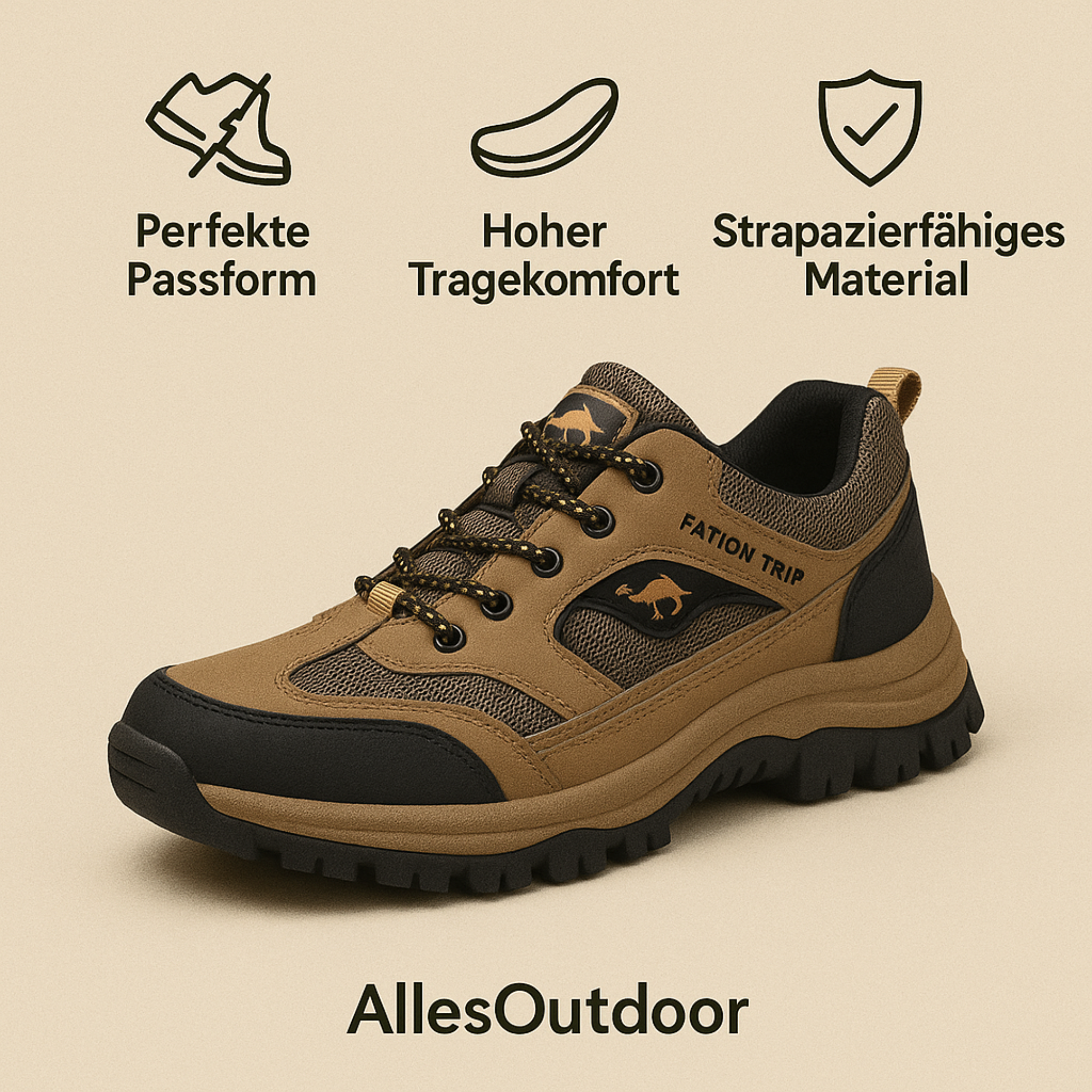 KomforTrek – Orthopädische Barfußschuhe | Schmerzfrei Gehen & Gesunde Haltung | Rutschfest & Atmungsaktiv | Für Alltag & Arbeit