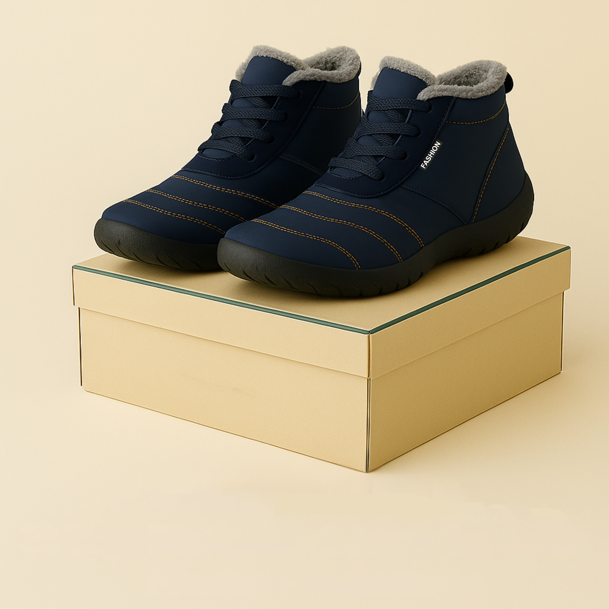 WarmFit – Barfuß Winterschuhe | wasserfest fleece-gefüttert | rutschfest & breite Zehenbox | gesunde Haltung im Winter