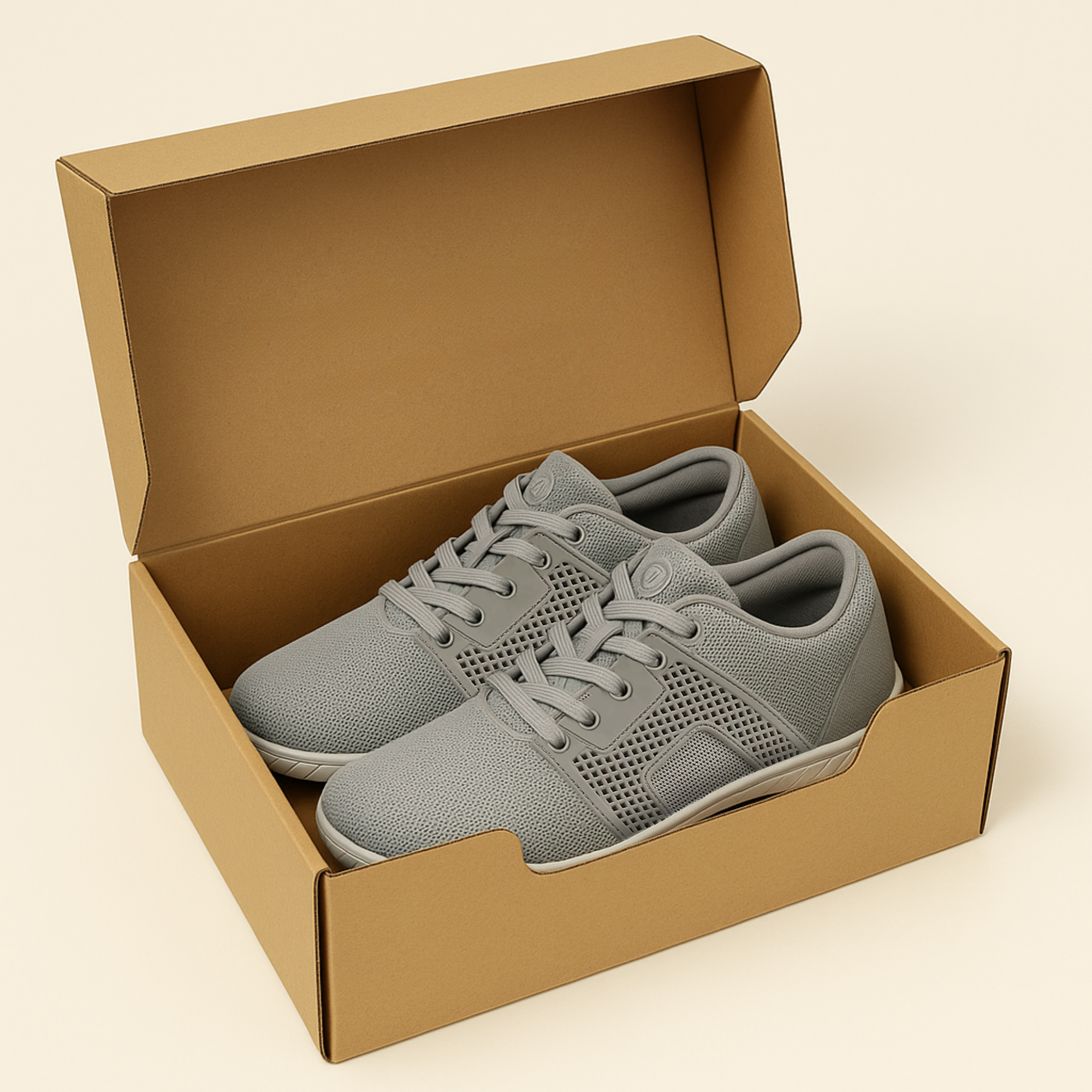 BareStep – Barfuß Sneaker | Gelenkentlastung Orthopädiesohle rutschfest | Alltag & Büro Unisex