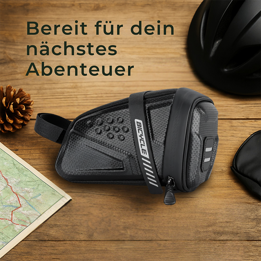 PackPro – Satteltasche wasserdicht | rutschfest & abriebfest | 1,5 L – für Pendler & Radtouren