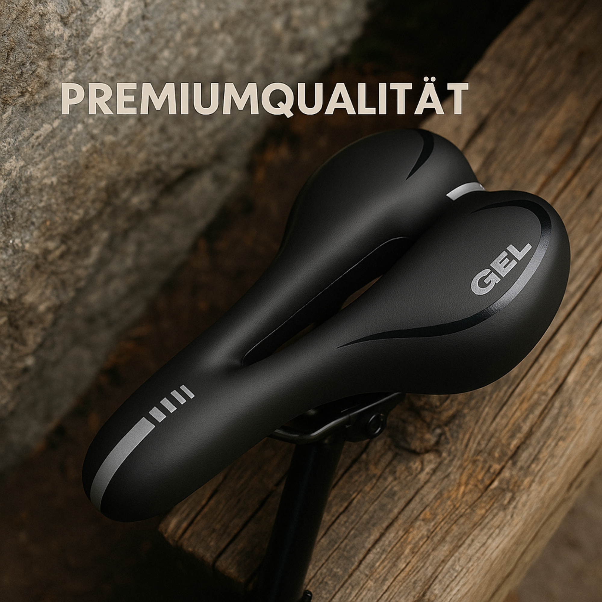 SattelForm – Ergonomischer Fahrradsattel Herren & Damen | Schmerzfrei & stoßdämpfend | Für MTB, Rennrad & Heimtrainer