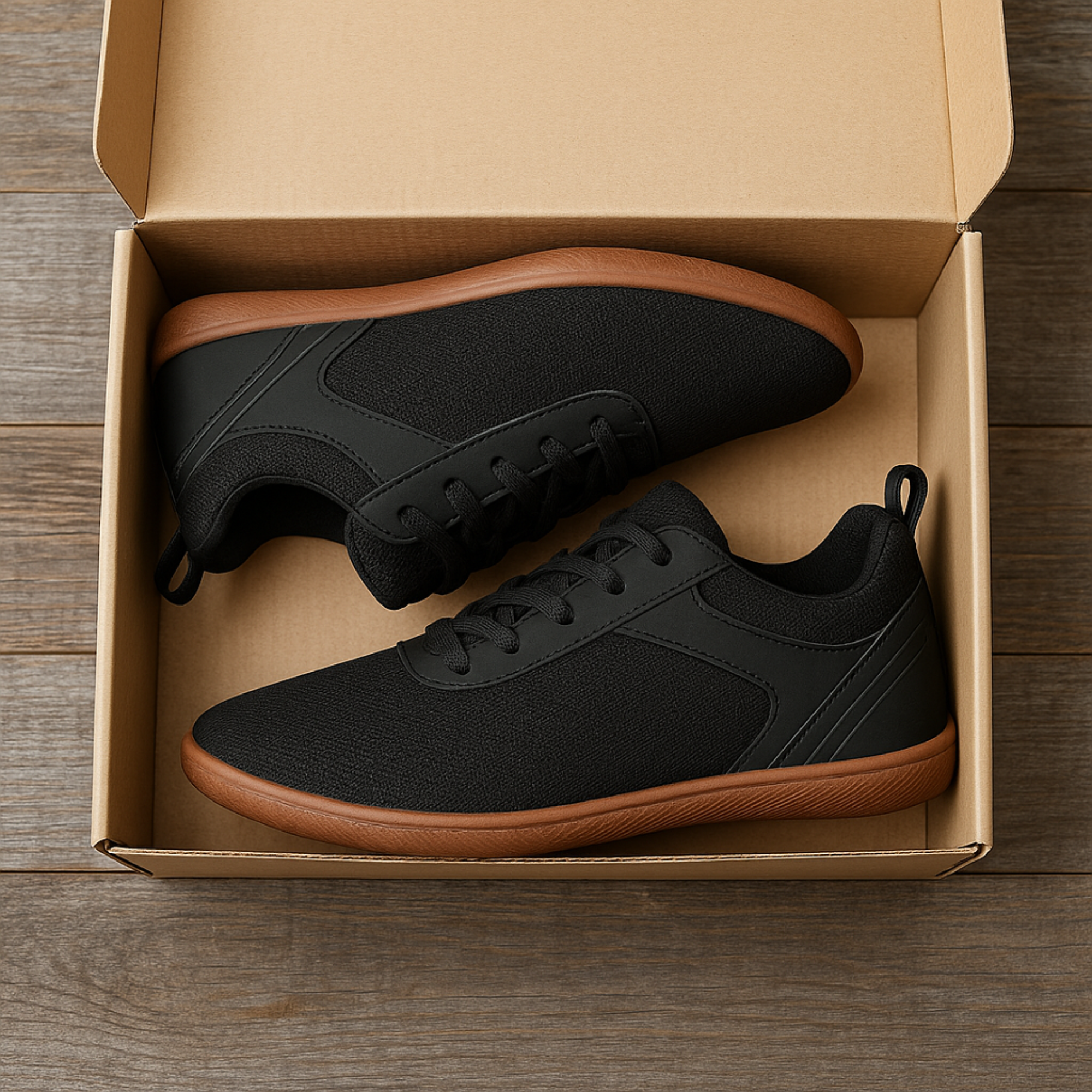 SneakFlex – Barfußschuhe Sneaker | Hallux‑Valgus Linderung & Fußgesundheit | atmungsaktiv rutschfest | Alltag für Damen & Herren