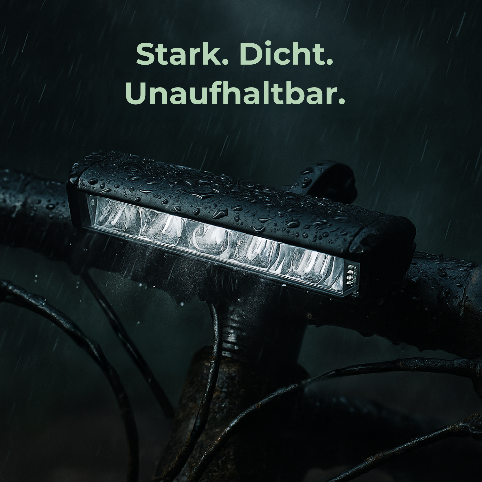 LumiRide – LED Frontlicht mit Powerbank | 6000 Lumen wetterfest & wiederaufladbar | Für Fahrrad E-Scooter Roller Outdoor