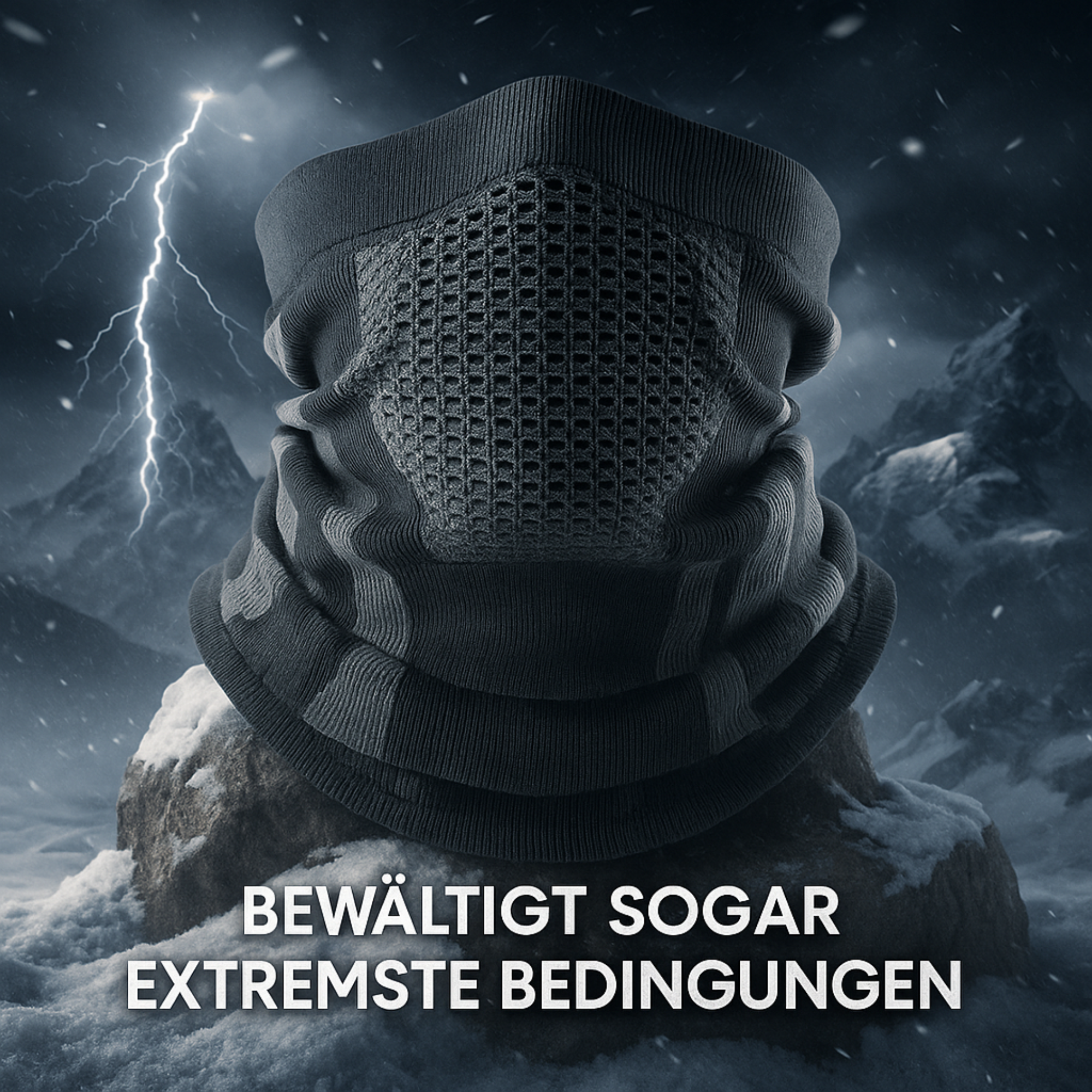 AlpinGuard – Multifunktionstuch Kälteschutz | atmungsaktiv & dehnbar | Outdoor Sport & Winter Alltag