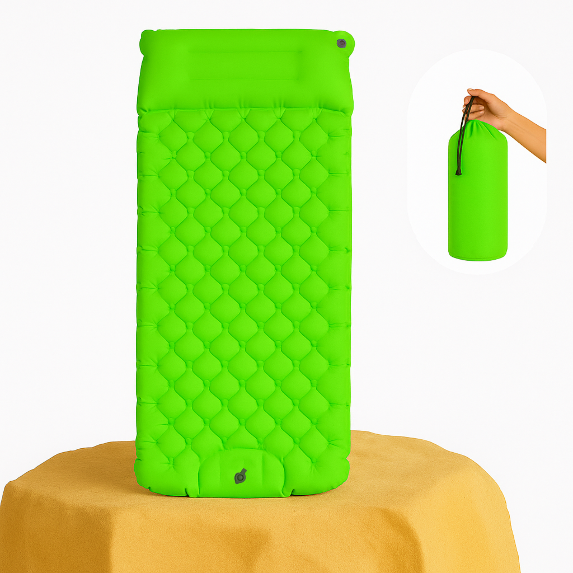 AirEase – selbstaufblasbare Isomatte | 8 cm Komfortdicke wasserfest | ultraleicht & kompakt für Camping & Festival