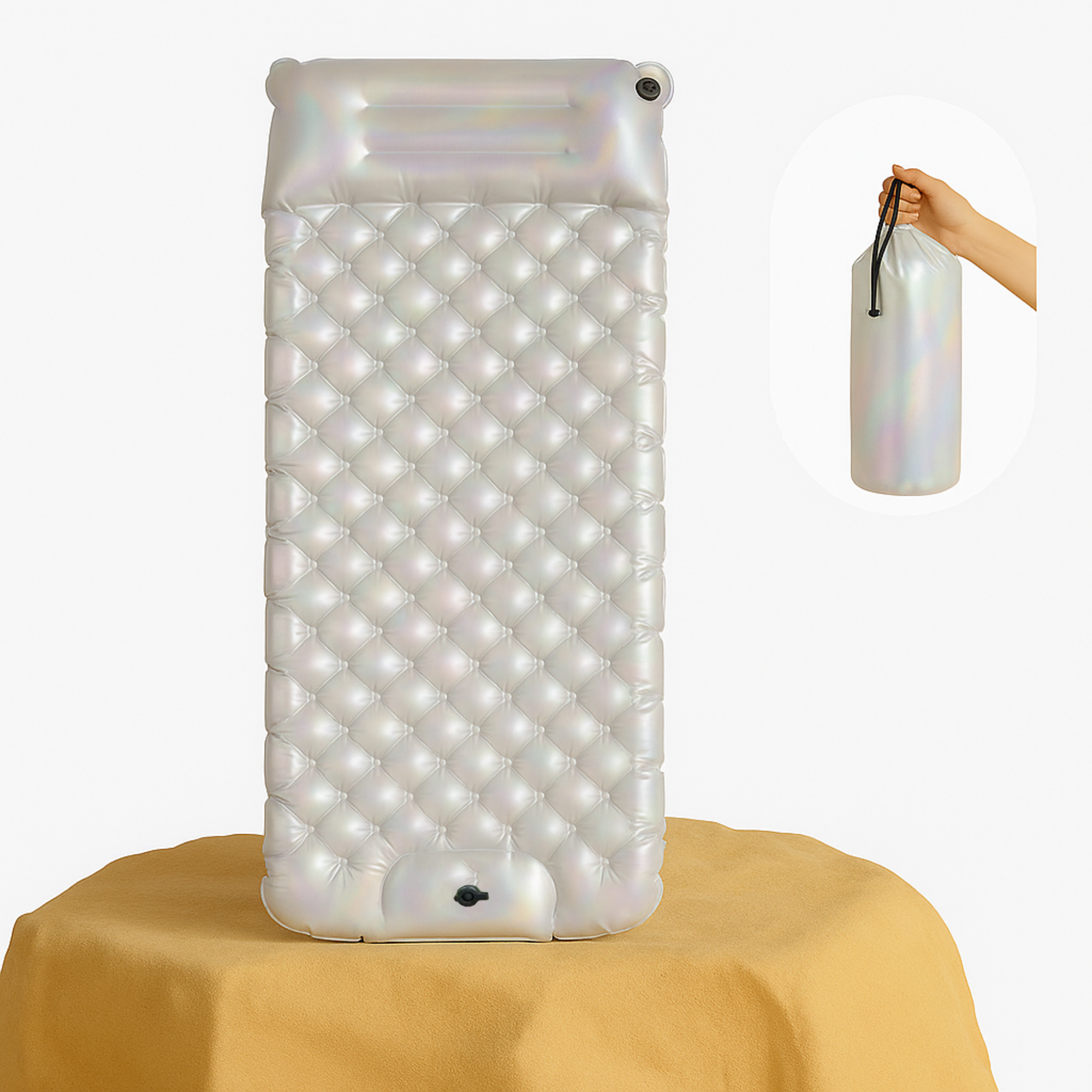 AirEase – selbstaufblasbare Isomatte | 8 cm Komfortdicke wasserfest | ultraleicht & kompakt für Camping & Festival