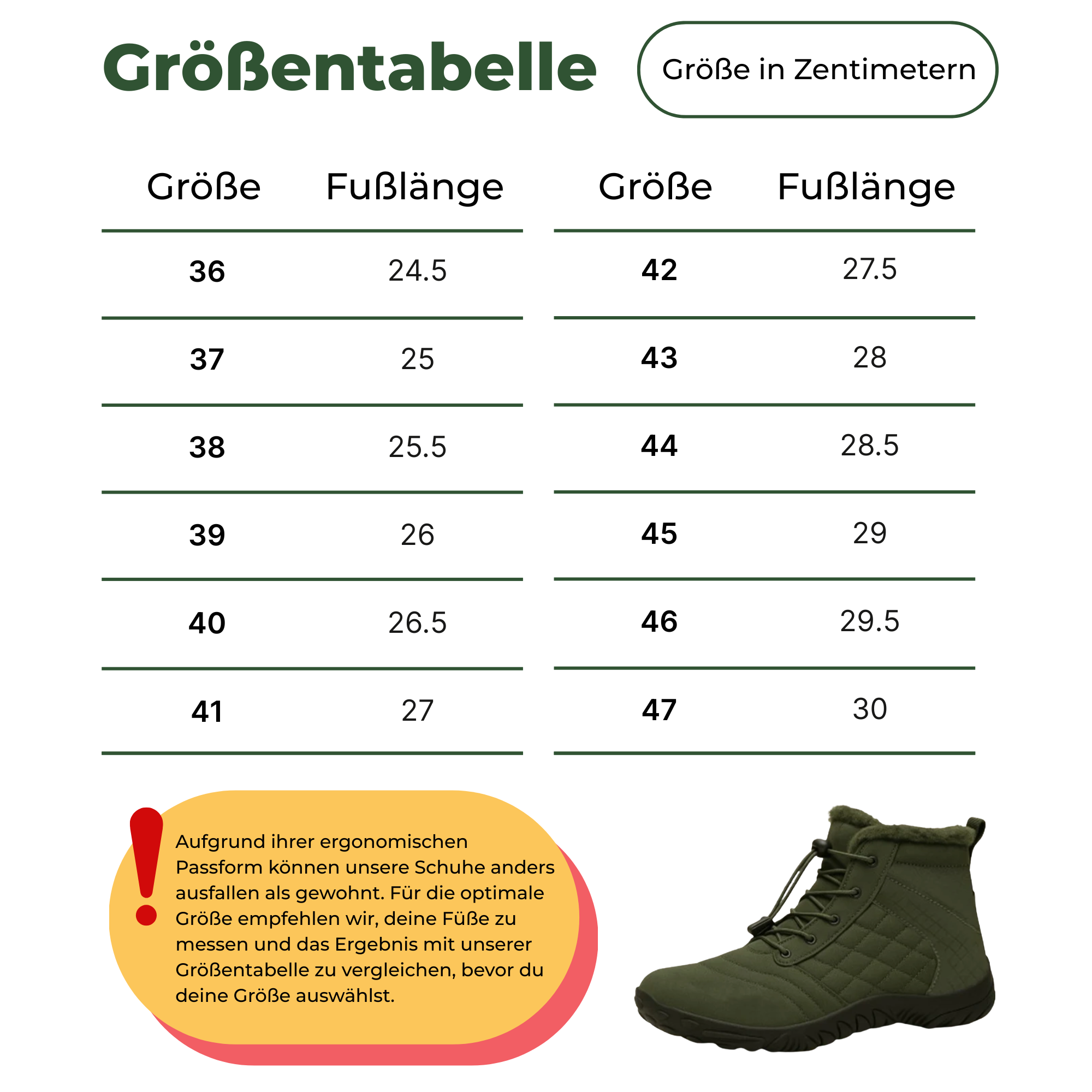 FrostStep – Winter‑Barfußschuh | rutschfest & warm gefüttert | orthopädisch für kalte Füße