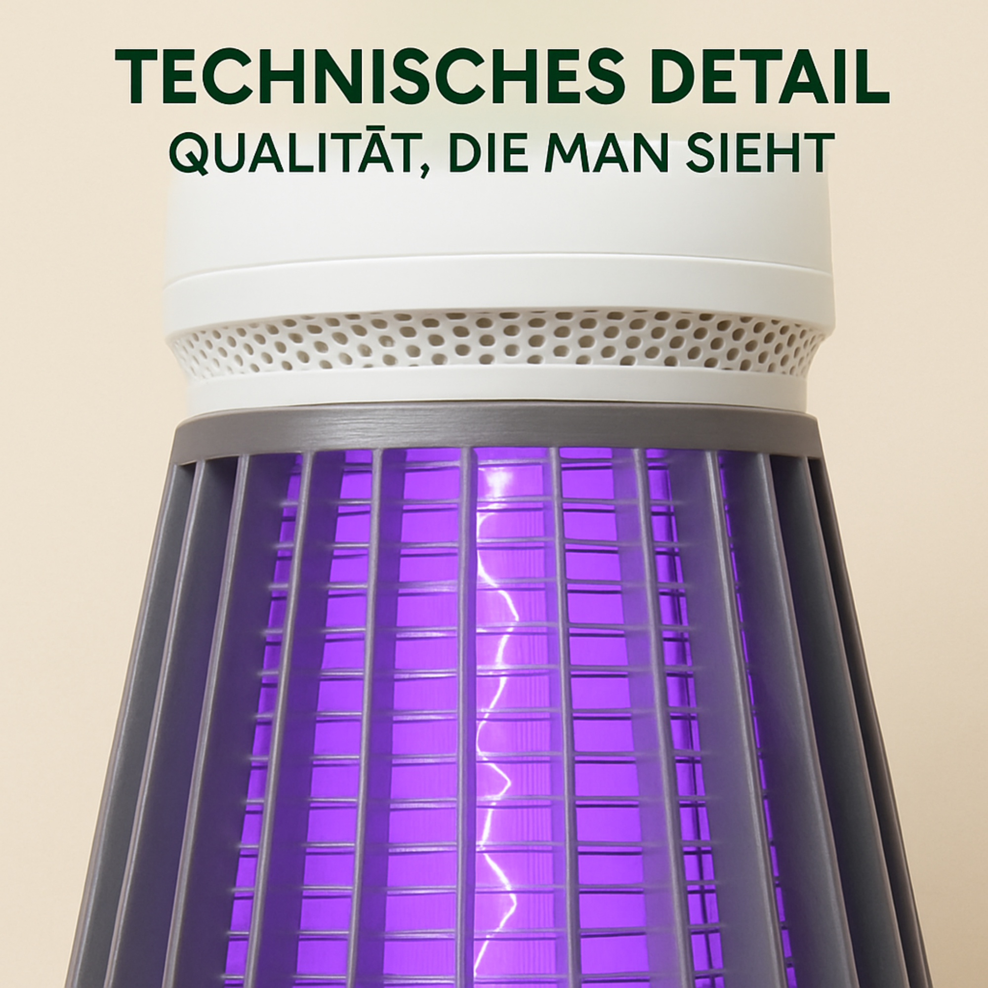 SilentGuard – Mückenvernichter elektrisch | Ultra leise & geruchsfrei LED-Falle | Sicher für Schlafzimmer & Kinder