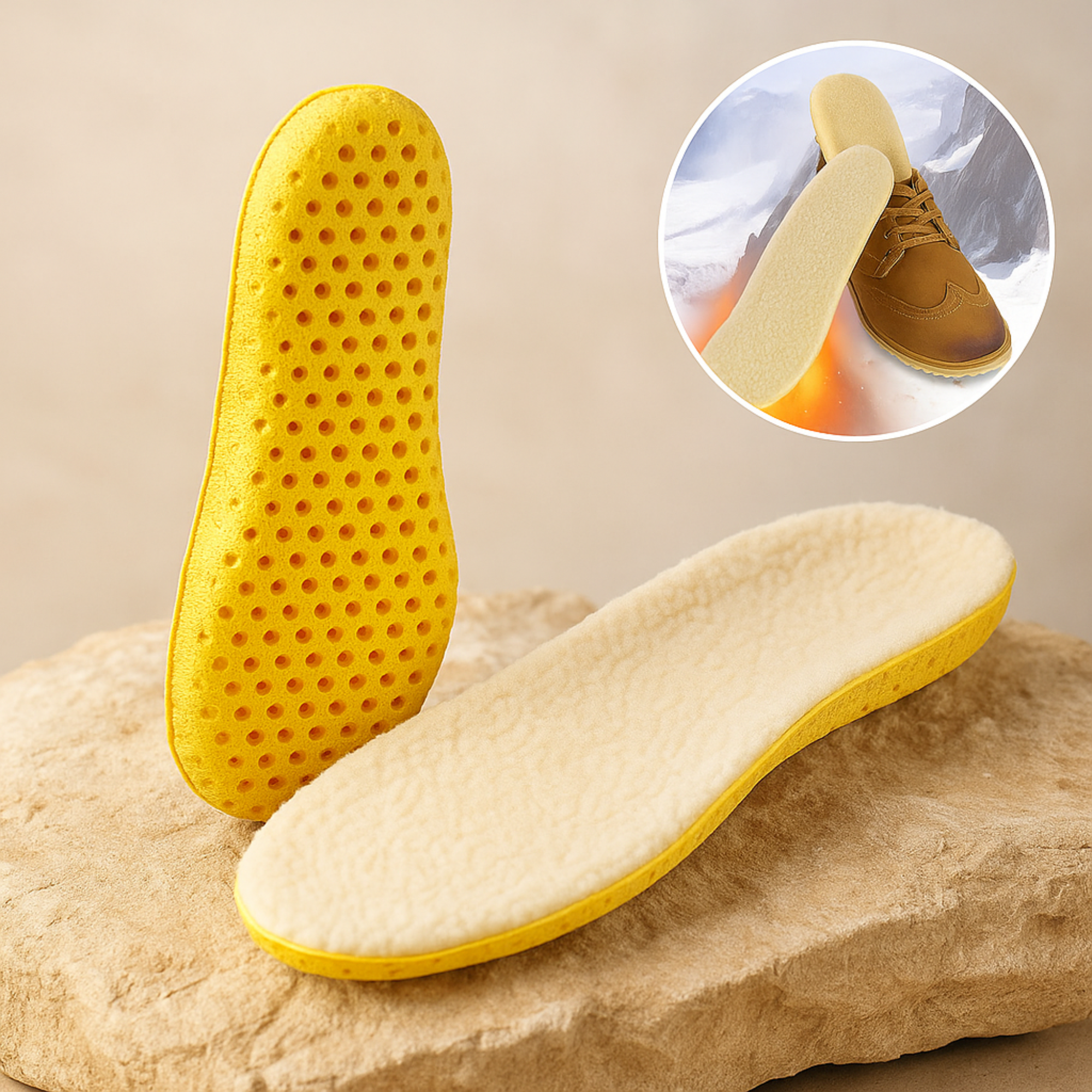 WarmoSole – Wärmende Einlegesohlen | Schmerzlindernd & atmungsaktiv | Für kalte Tage & empfindliche Füße