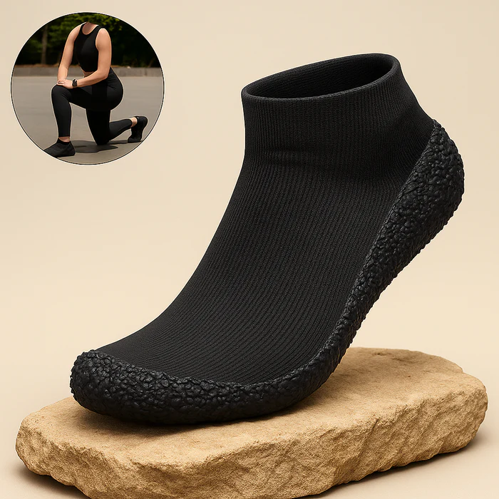 SockEase – Sockenschuhe Barfußgefühl | rutschfest atmungsaktiv | Alltag Reisen Fußkomfort