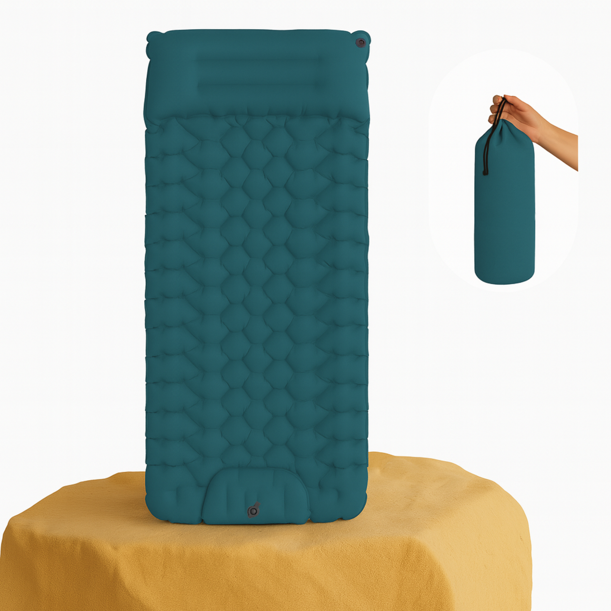 AirEase – selbstaufblasbare Isomatte | 8 cm Komfortdicke wasserfest | ultraleicht & kompakt für Camping & Festival