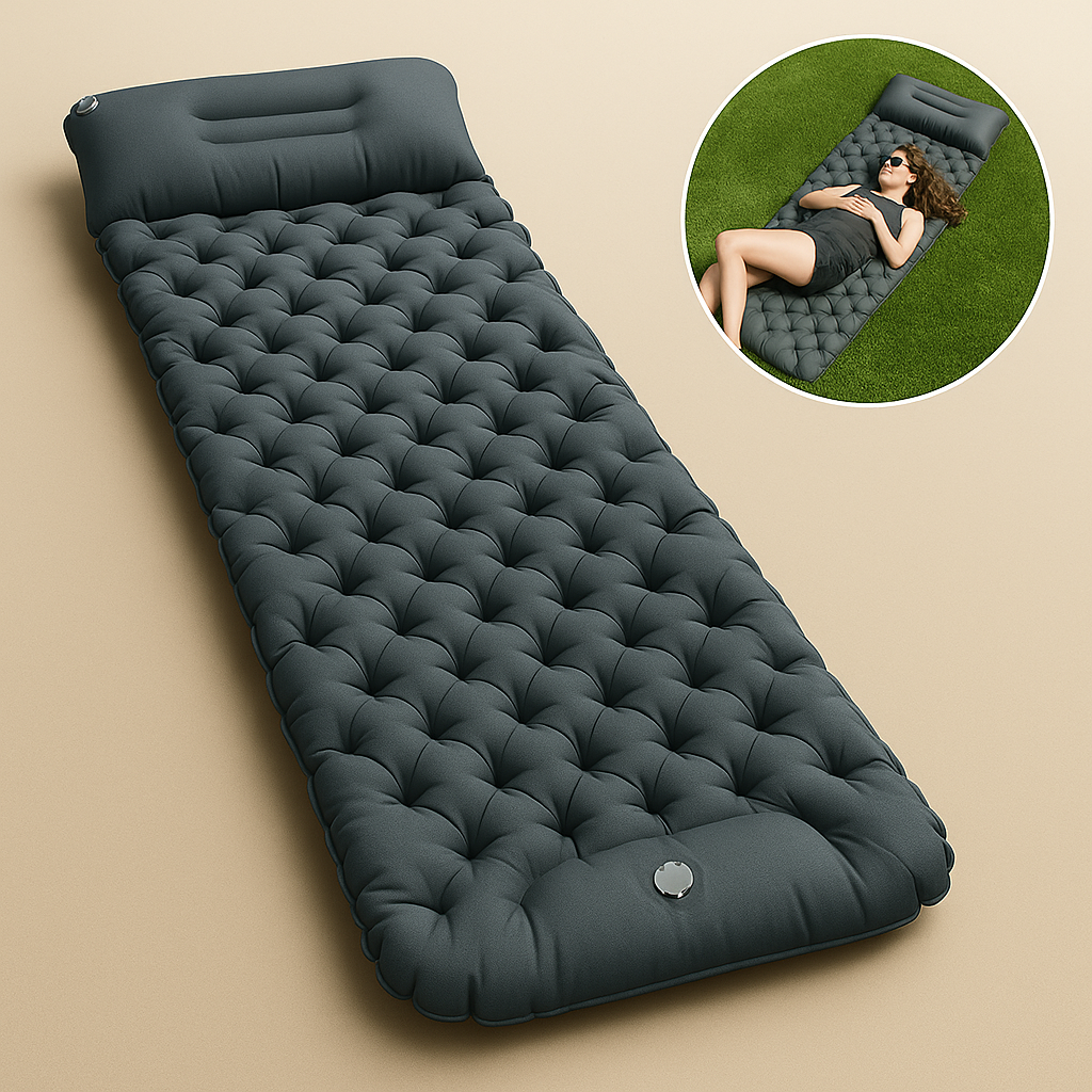 CampLeicht – ultraleichte Isomatte | selbstaufblasbar wasserdicht | Camping & Rucksackreisen