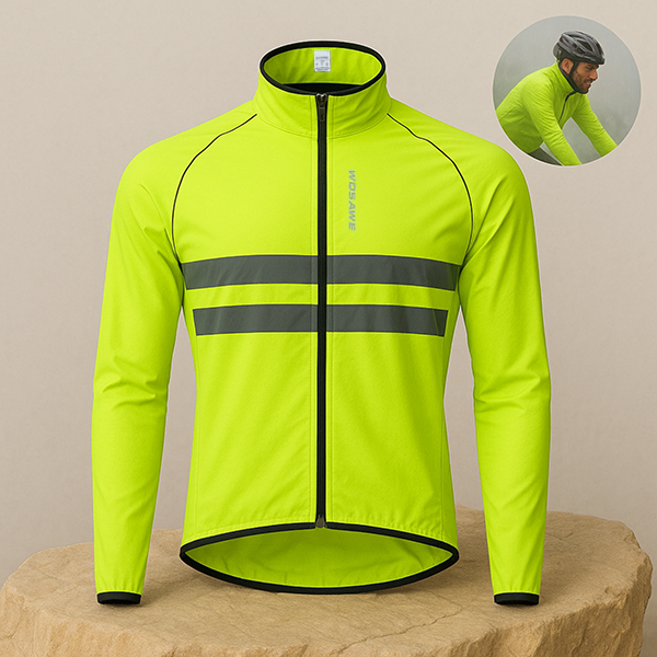 AlpenDry – Regenjacke atmungsaktiv | ultraleicht winddicht reflektierend | Wandern & Radfahren