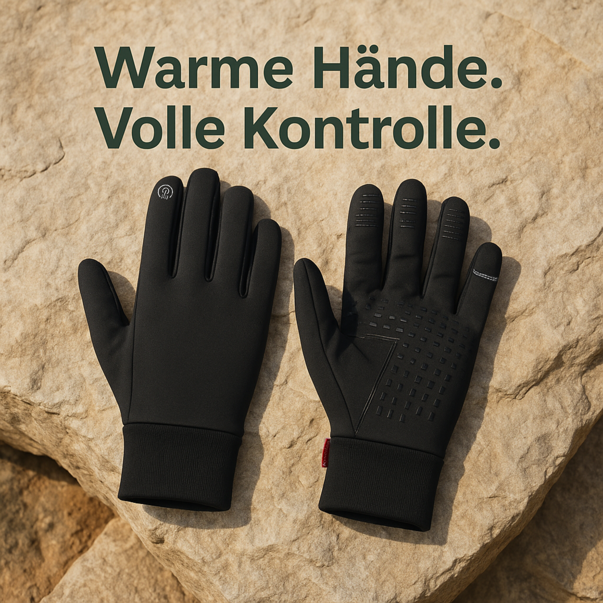HandFrost – Thermo-Handschuhe Herren & Damen | Touchscreen-fähig Rutschfest | Für Winter, Fahrrad, Arbeit & Outdoor bei Kälte