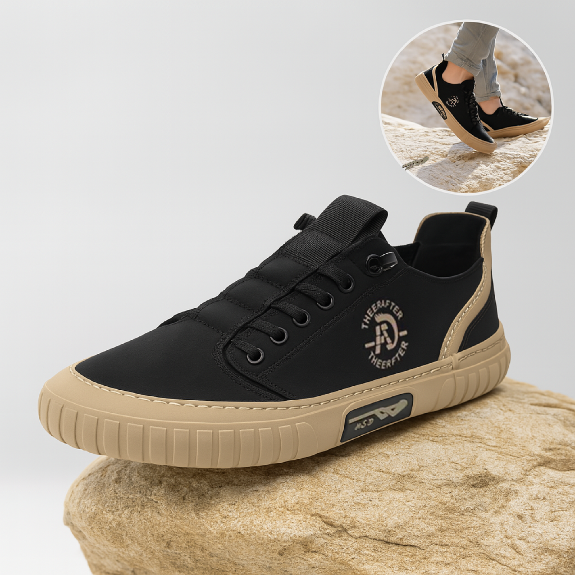 Barfino – Orthopädische Barfußschuhe Herren gegen Fußschmerzen | Atmungsaktiv & Rutschfest | Für Alltag & lange Spaziergänge