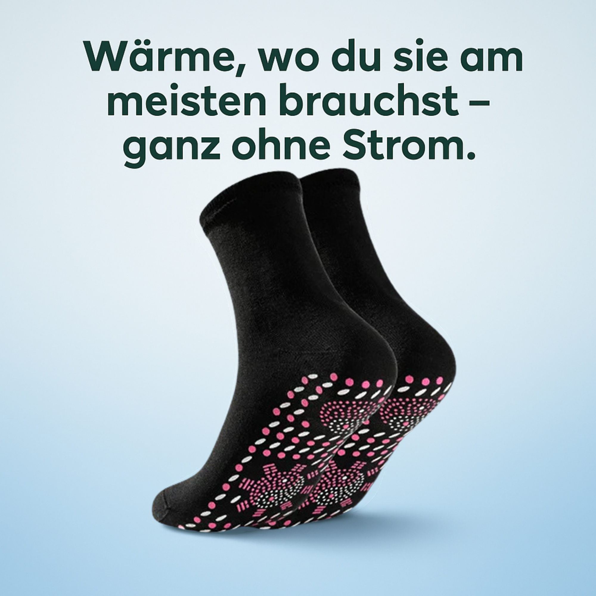 WarmNest – Thermosocken für Damen gegen kalte Füße | Selbstheizend & rutschfest | Für Winter, Zuhause, Schlaf & entspannte Abende