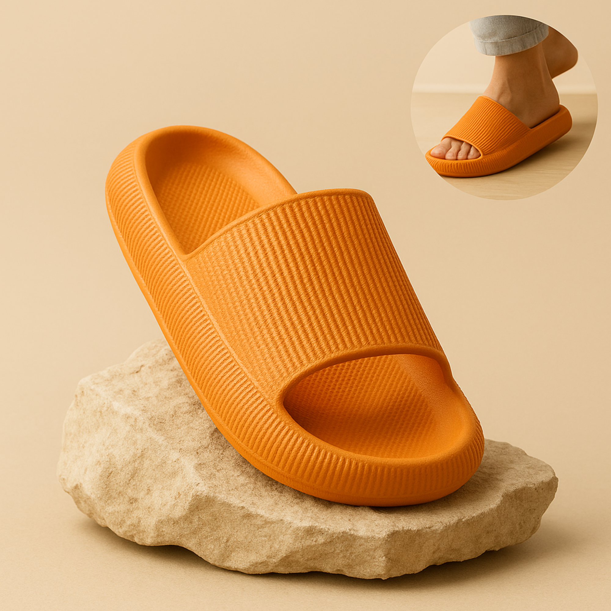 WohlTritt – Orthopädische Hausschuhe Damen & Herren | Schmerzfrei & Stoßdämpfend | Rutschfest für Alltag & Zuhause