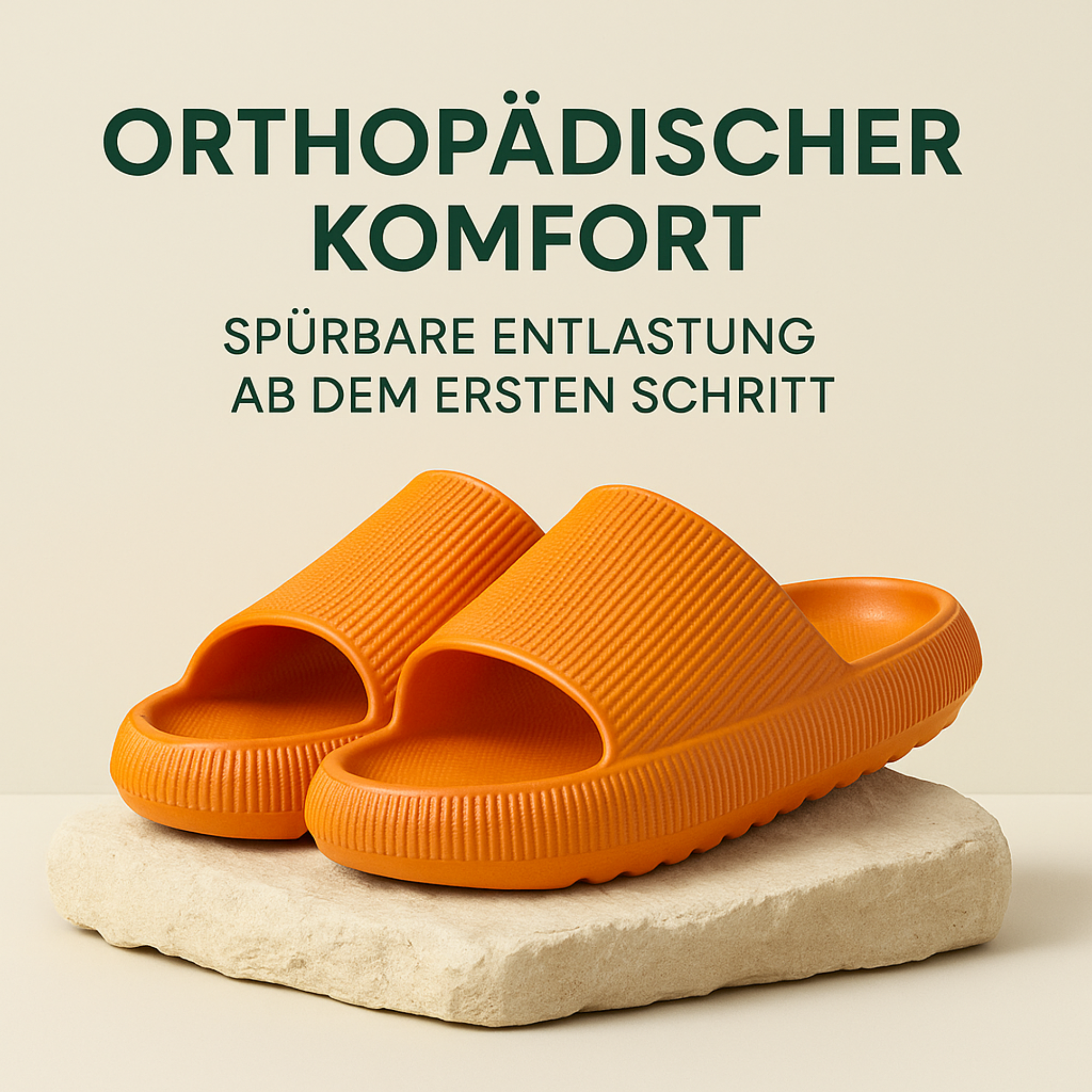WohlTritt – Orthopädische Hausschuhe Damen & Herren | Schmerzfrei & Stoßdämpfend | Rutschfest für Alltag & Zuhause