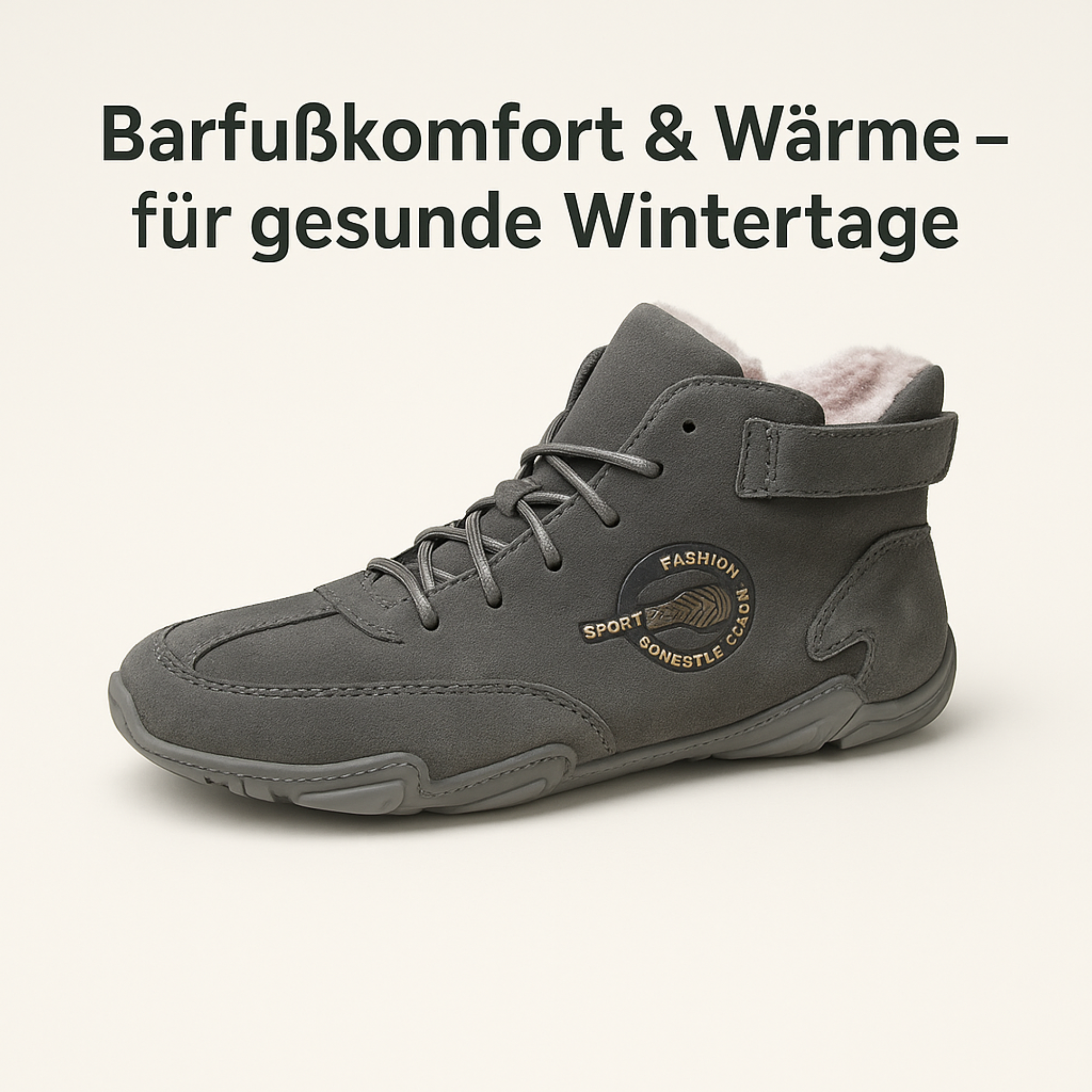 OrthoLyn – Barfußschuhe gegen Fußschmerzen | Atmungsaktiv & mit Dämpfung | Ideal bei Fersensporn & Alltag