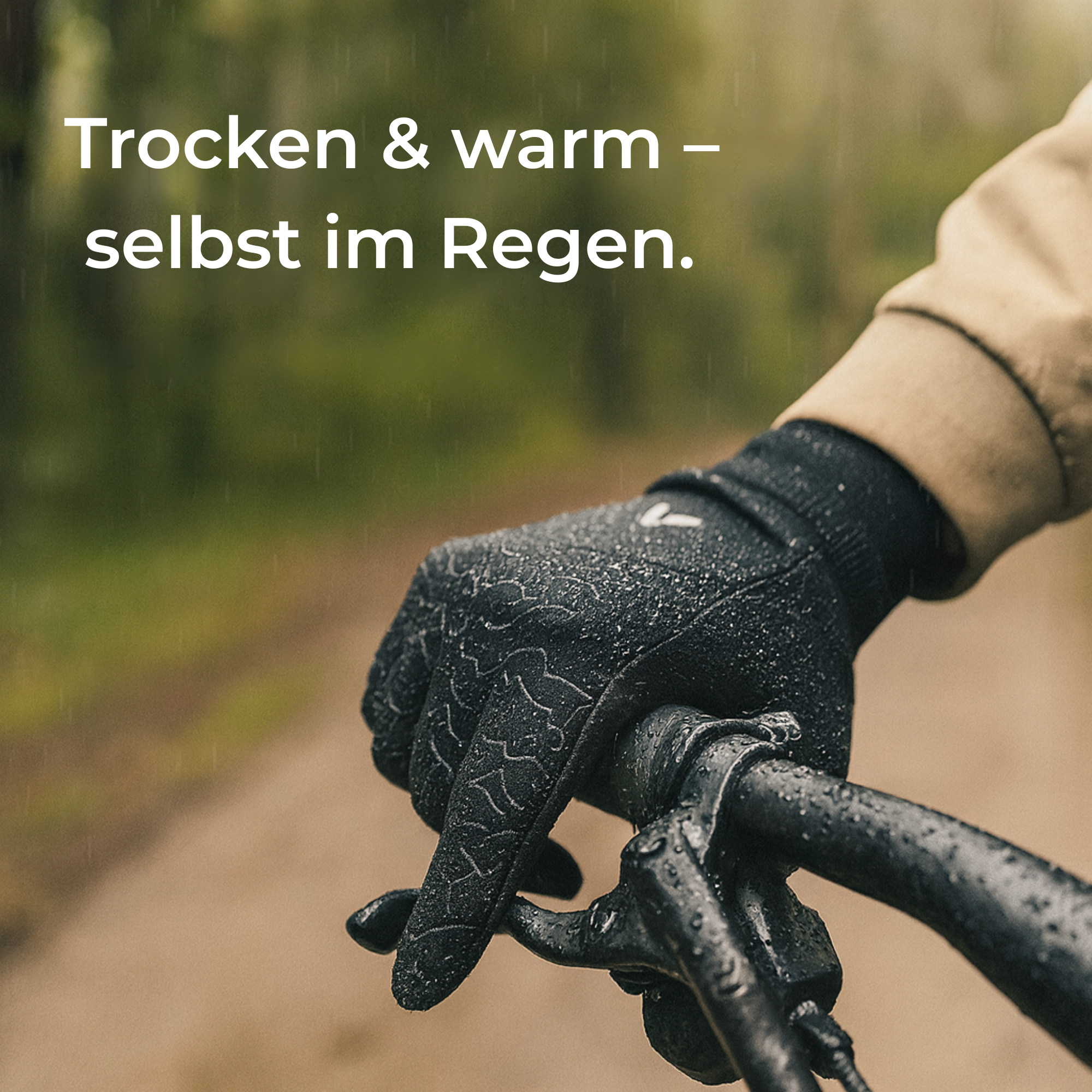 HeatGrip – Thermohandschuhe Fahrrad | Touchscreen Funktion rutschfest | für Radfahrer bei Kälte