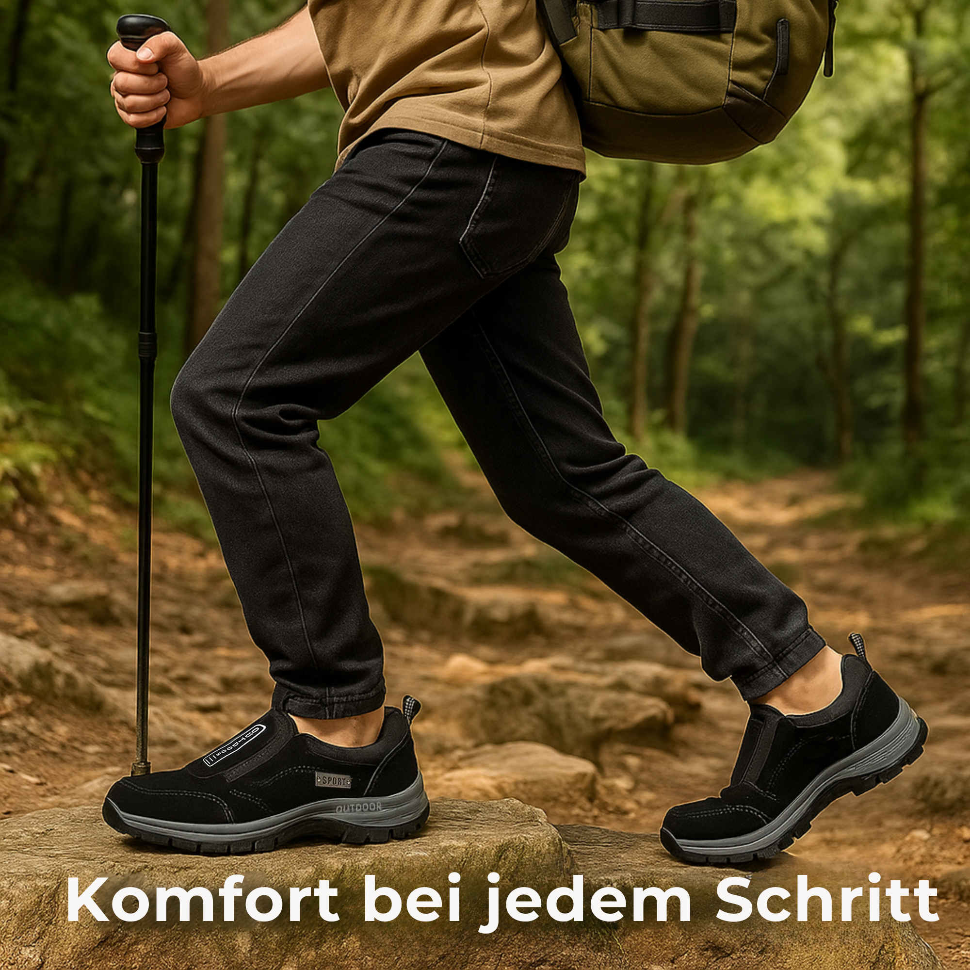 OrthoGo – Schmerzlinderung Komfortschuh | stoßdämpfend atmungsaktiv rutschfest | Alltag & Fußprobleme Damen Herren