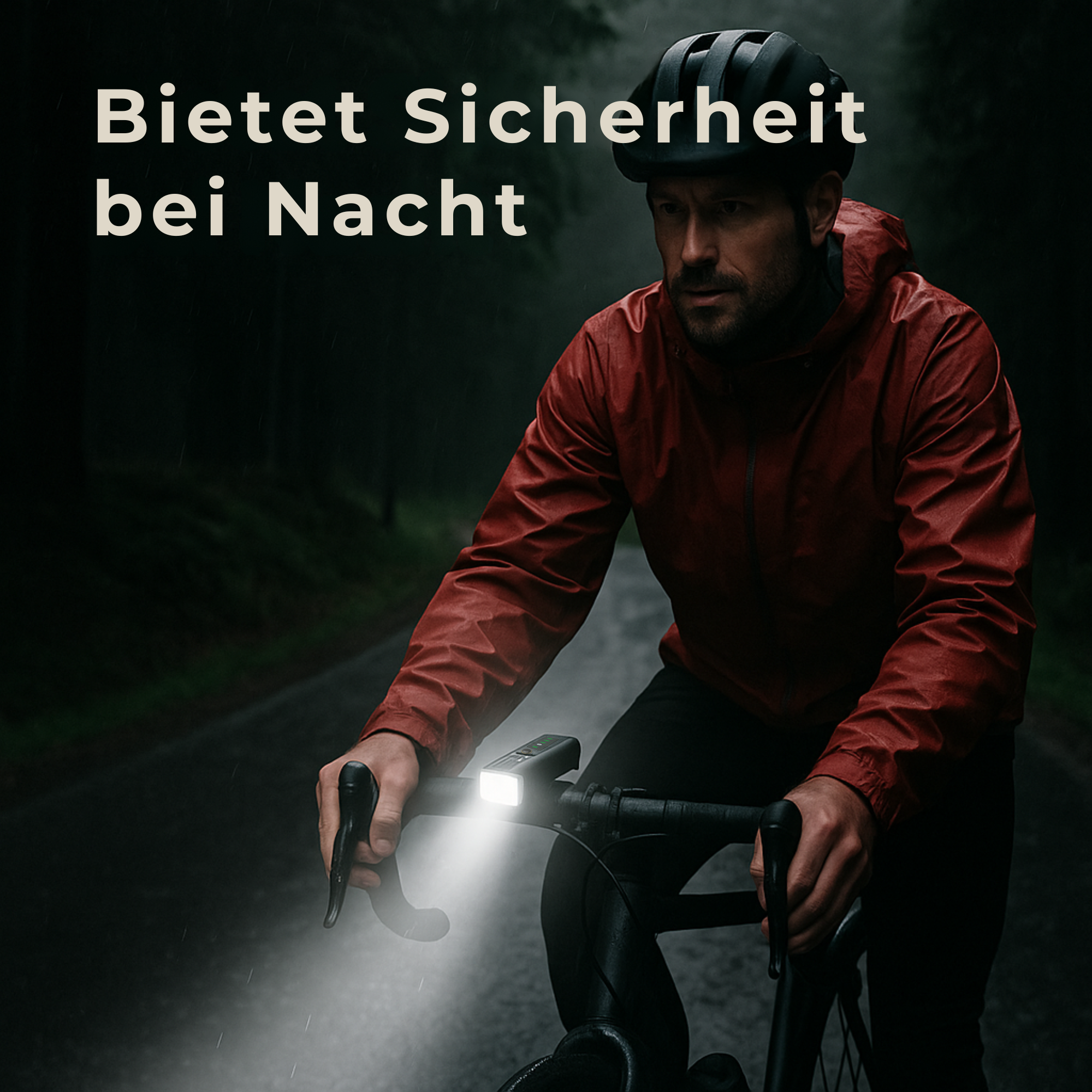 LumenPro – Fahrradlicht Frontlicht | 250 Lumen automatische Helligkeitsregelung IPX4 | Pendler & Alltag