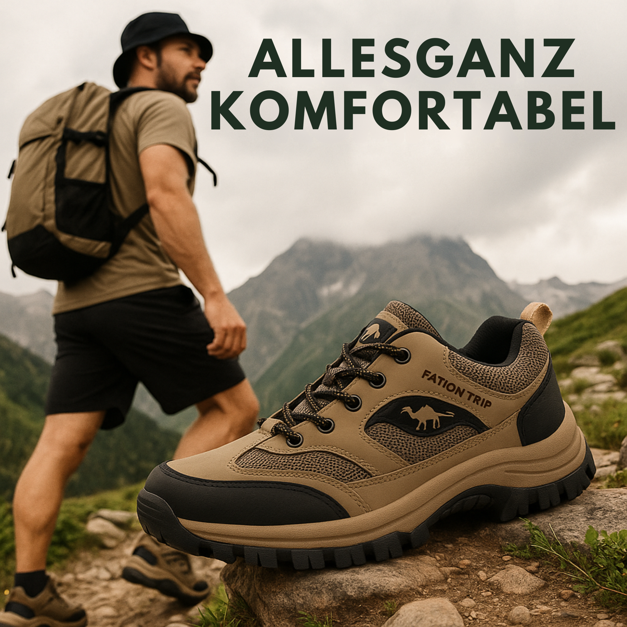 KomforTrek – Orthopädische Barfußschuhe | Schmerzfrei Gehen & Gesunde Haltung | Rutschfest & Atmungsaktiv | Für Alltag & Arbeit