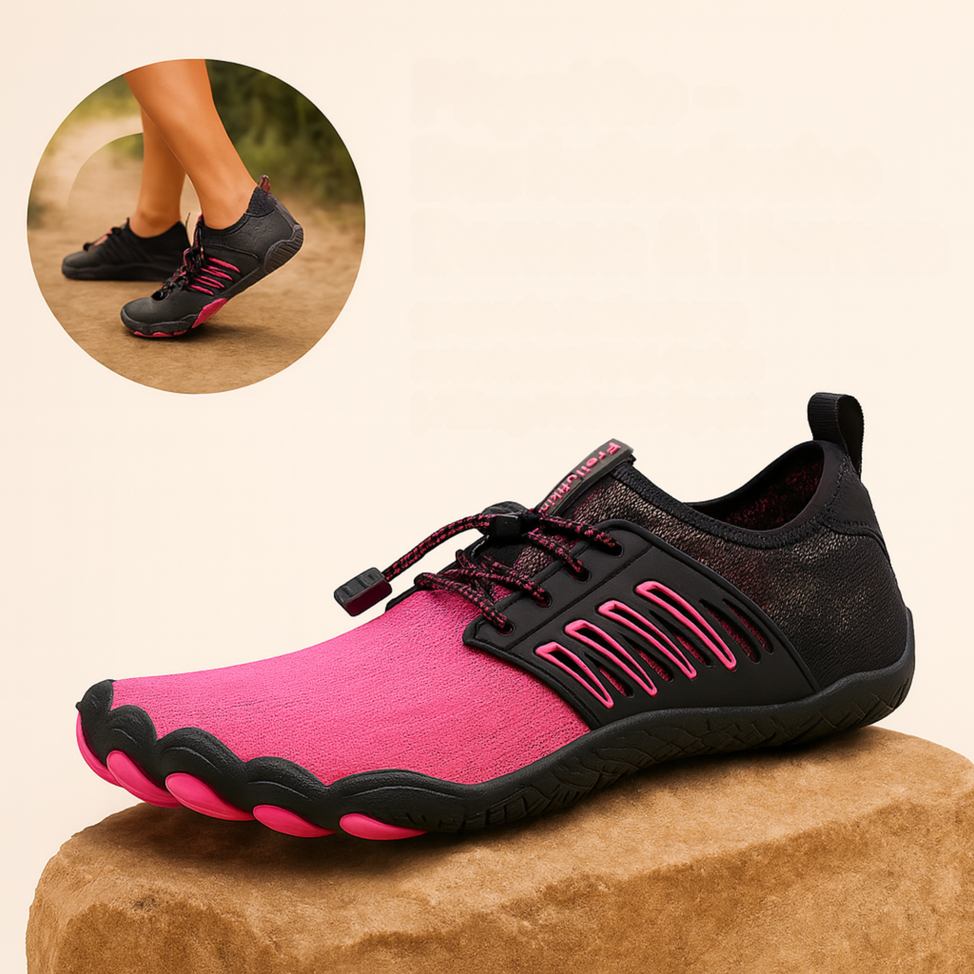 PhysiGo – Barfußschuhe Damen & Herren | gesunde Entlastung rutschfest TPU-Sohle | Alltag Freizeit Sport