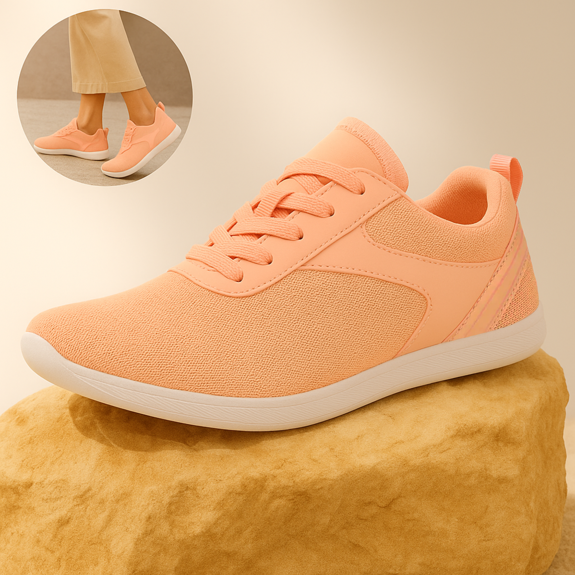 SneakFlex – Barfußschuhe Sneaker | Hallux‑Valgus Linderung & Fußgesundheit | atmungsaktiv rutschfest | Alltag für Damen & Herren