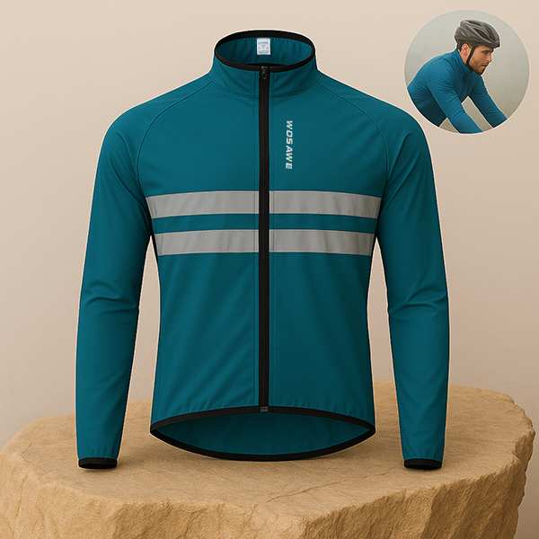 AlpenDry – Regenjacke atmungsaktiv | ultraleicht winddicht reflektierend | Wandern & Radfahren