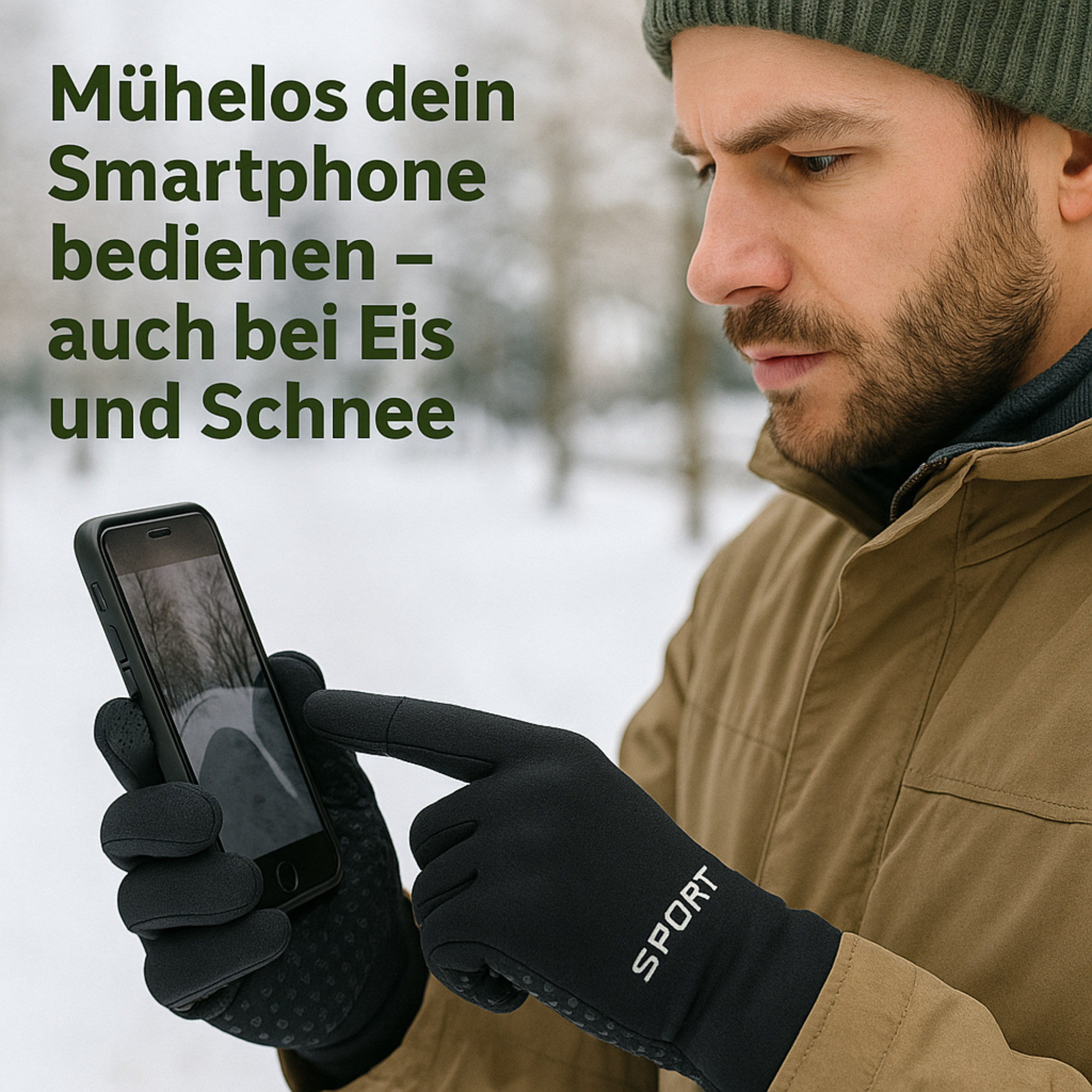 NordGlove – Thermo-Handschuhe Herren & Damen | Touchscreen & Wasserdicht | Wärmen 5X Besser für Winter & Alltag