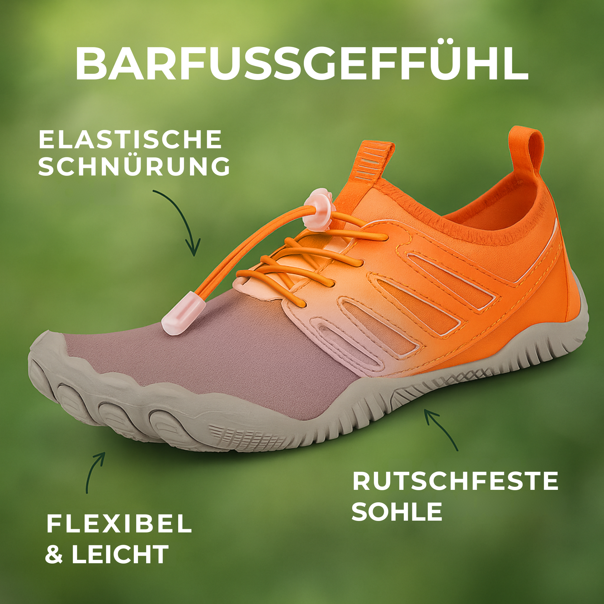 FlexPro – Barfußschuhe Herren & Damen | Flexibel & gelenkschonend | rutschfeste 4 mm Sohle | Alltag, Training & Sport