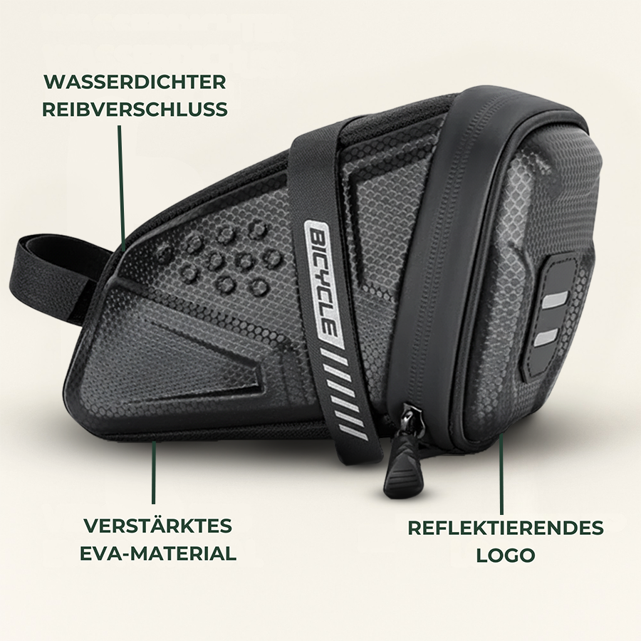 PackPro – Satteltasche wasserdicht | rutschfest & abriebfest | 1,5 L – für Pendler & Radtouren