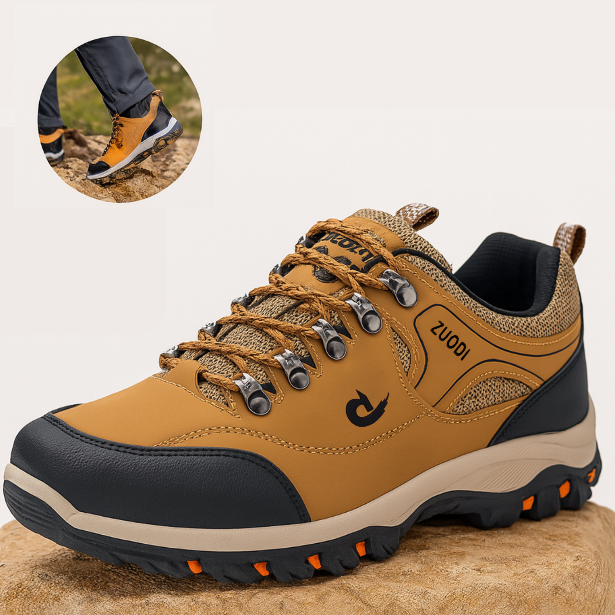 OrthoMove – Schmerzlindernder Wanderschuh | orthopädisch, stoßdämpfend & rutschfest | Unisex für Wandern & Alltag