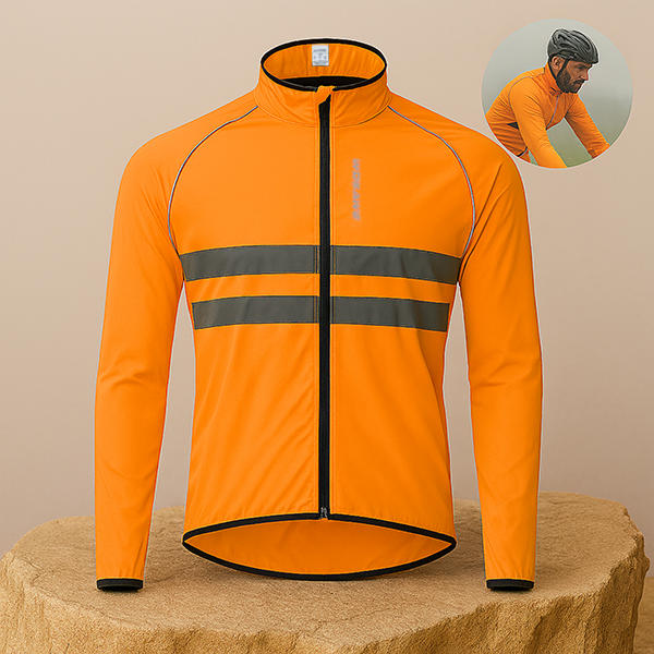 AlpenDry – Regenjacke atmungsaktiv | ultraleicht winddicht reflektierend | Wandern & Radfahren