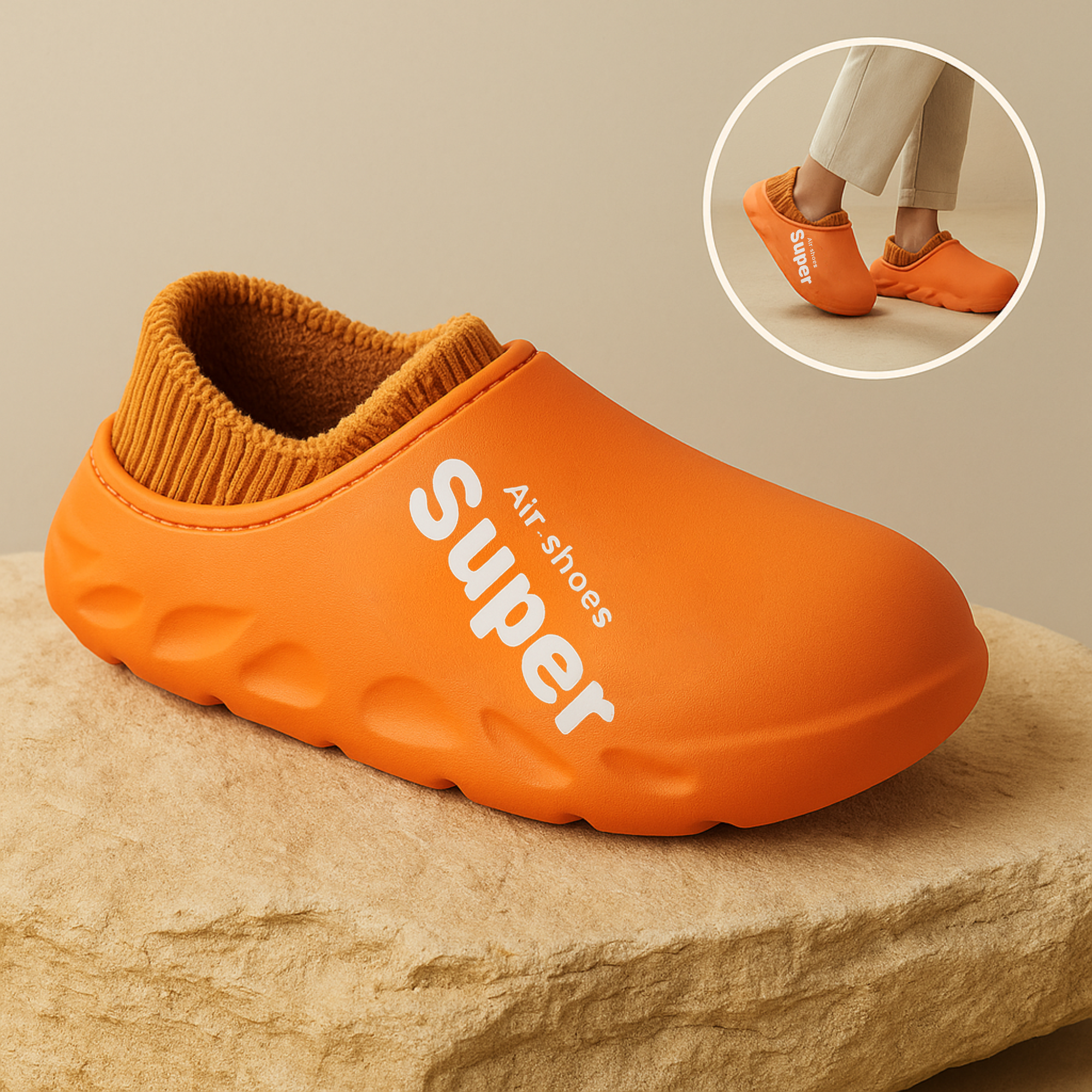 SoftSlip – orthopädische Hausschuhe | Schmerzlinderung rutschfest EVA-Dämpfung | Fußschmerzen Komfort für Zuhause