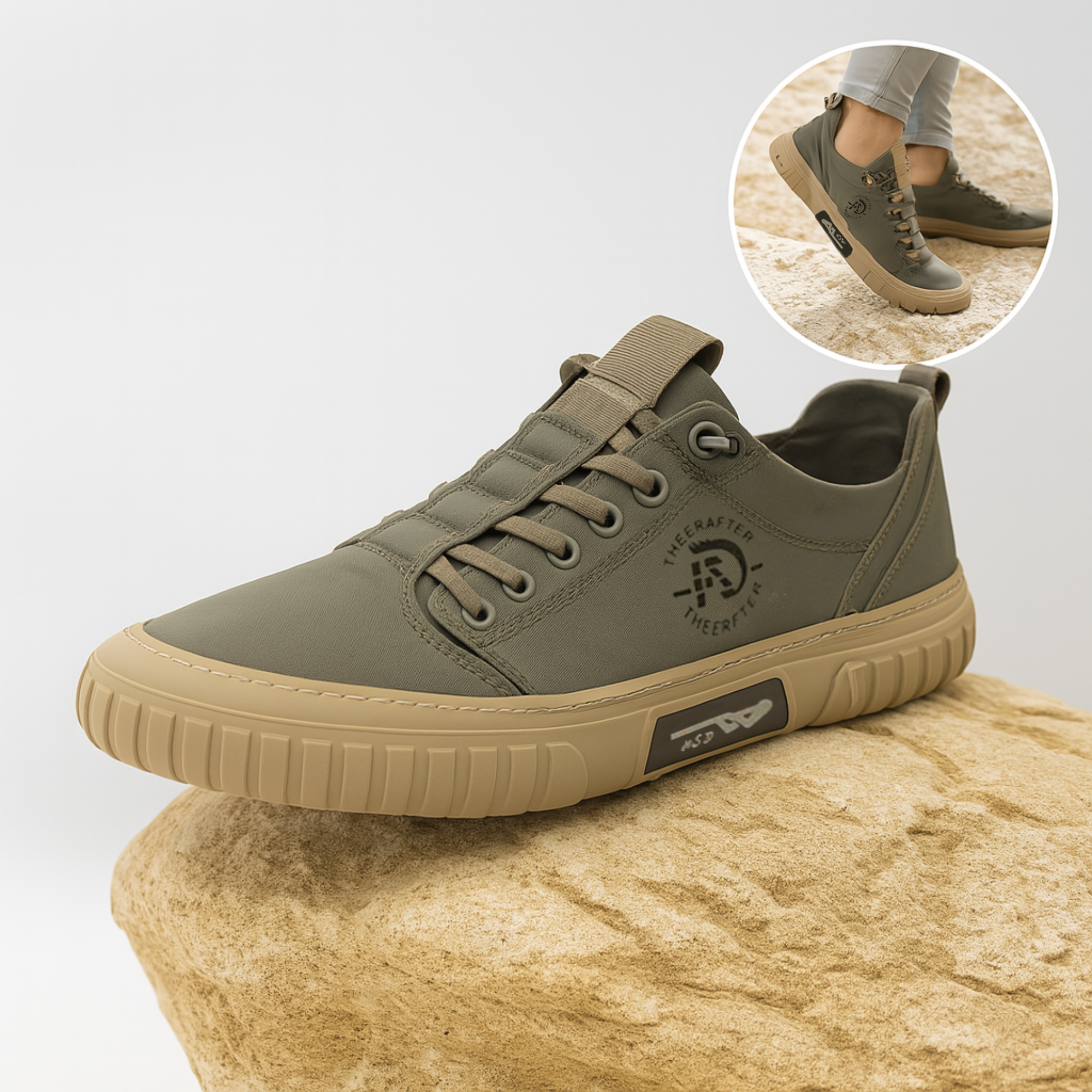 Barfino – Orthopädische Barfußschuhe Herren gegen Fußschmerzen | Atmungsaktiv & Rutschfest | Für Alltag & lange Spaziergänge