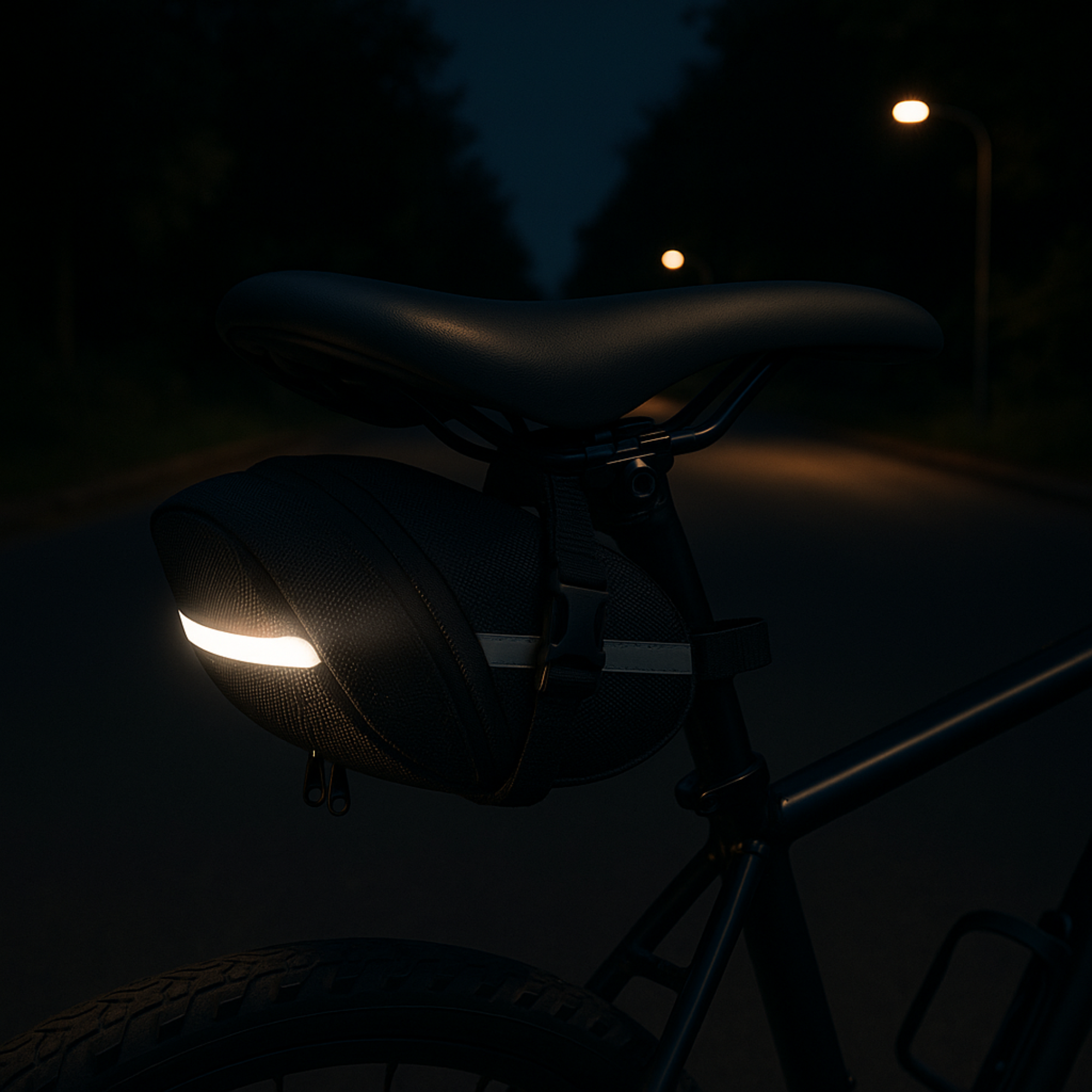 TrailMate – wasserdichte Satteltasche | robust PVC Material reflektierend | Fahrrad Werkzeug‑ & Pannentasche