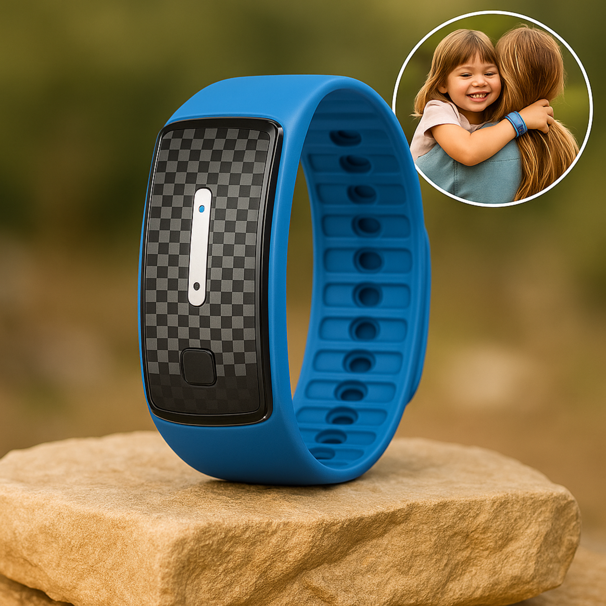 BuzzGuard – Mückenschutz Armband Ultraschall | Wiederaufladbar & Chemiefrei | Für Camping, Kinder & Outdoor