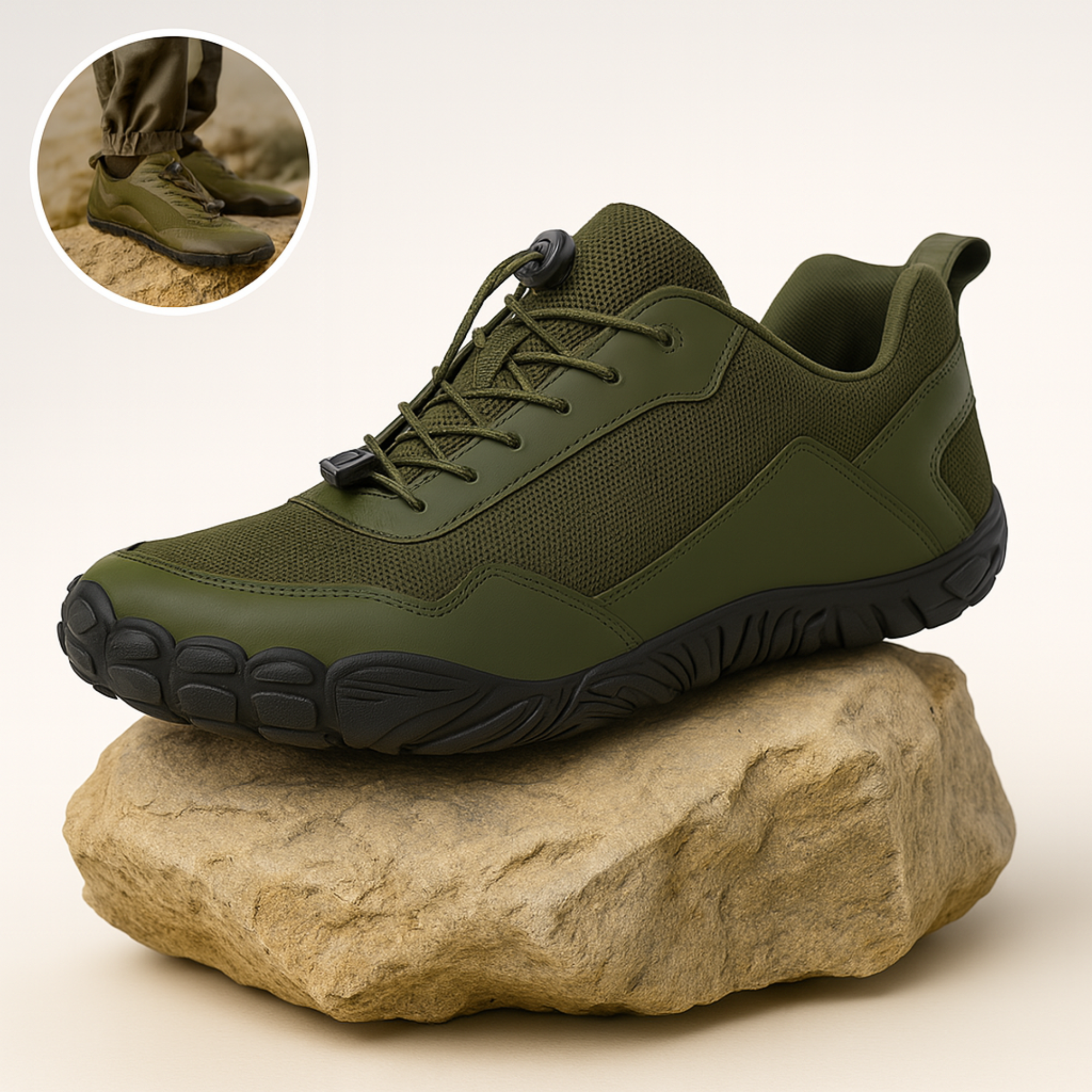 OrthoCare – Barfußschuh | orthopädisch schmerzlindernd wasserdicht rutschfest | breiter Zehenraum für Alltag & Gesundheit