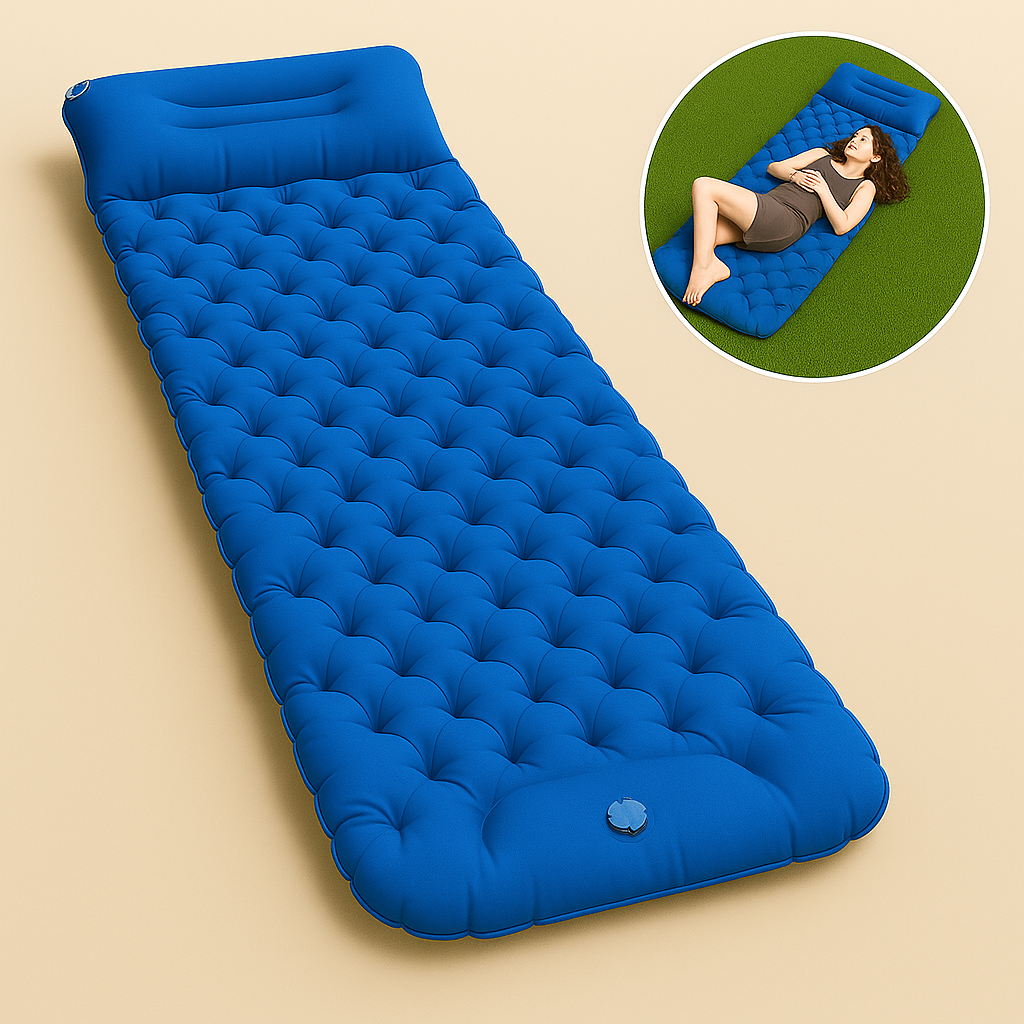 CampLeicht – ultraleichte Isomatte | selbstaufblasbar wasserdicht | Camping & Rucksackreisen