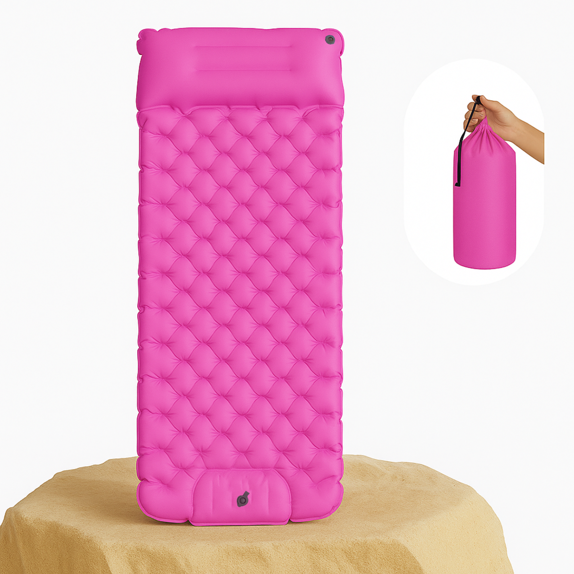 AirEase – selbstaufblasbare Isomatte | 8 cm Komfortdicke wasserfest | ultraleicht & kompakt für Camping & Festival