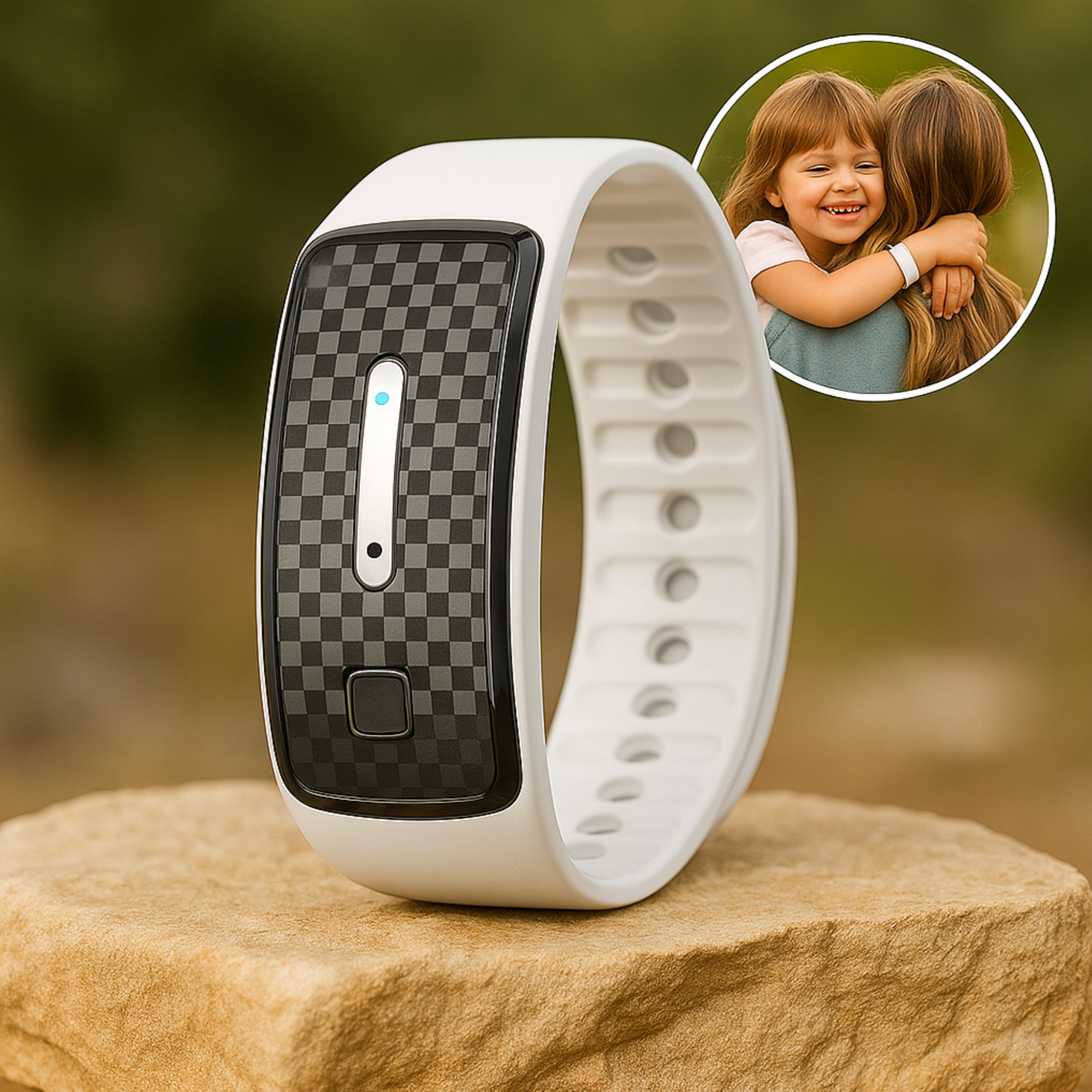 BuzzGuard – Mückenschutz Armband Ultraschall | Wiederaufladbar & Chemiefrei | Für Camping, Kinder & Outdoor