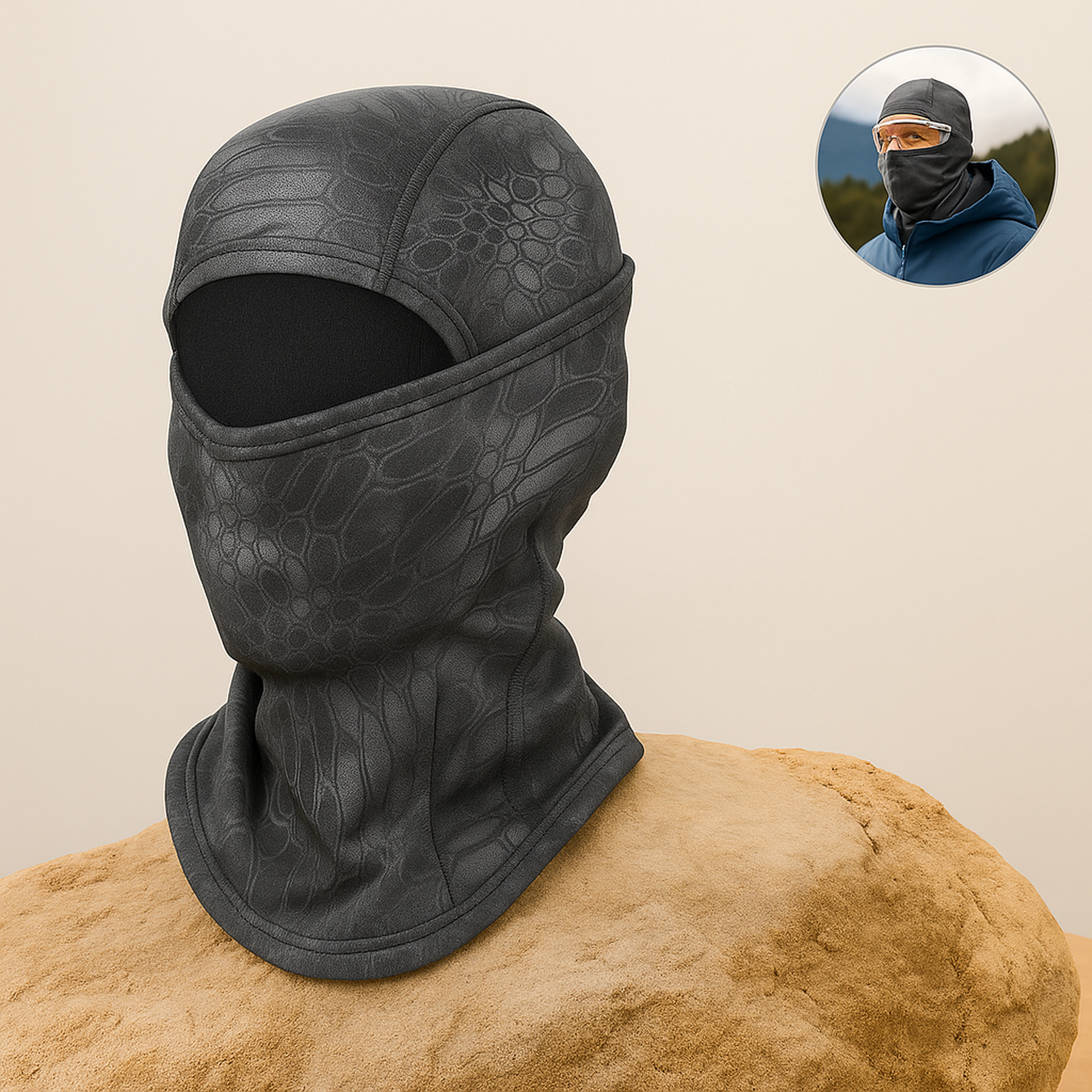 ArcticGuard – Fleece Sturmhaube | winddicht & atmungsaktiv | unisex Outdoor Kälteschutz